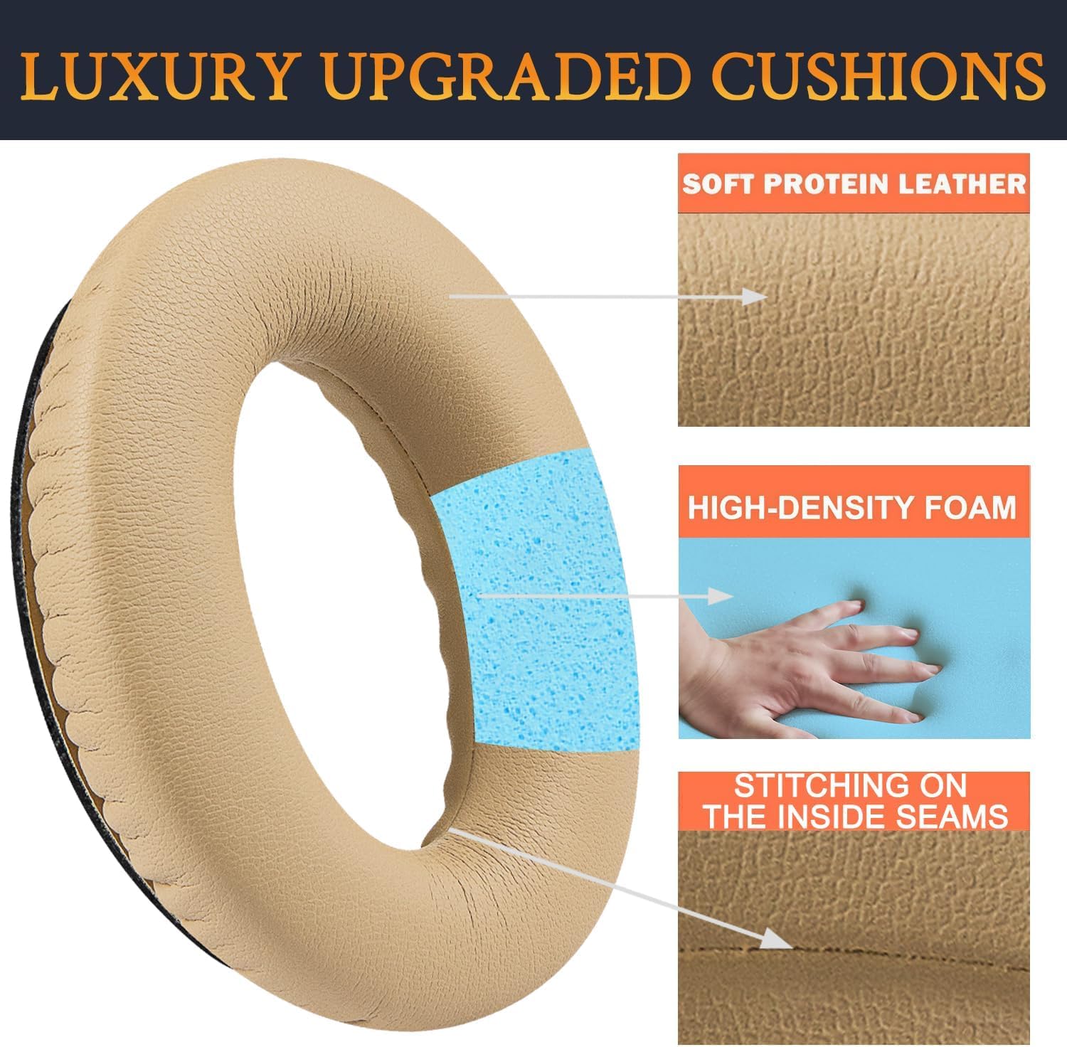 SoloWIT Earpads for Bose QuietComfort 25 - Protein Leather