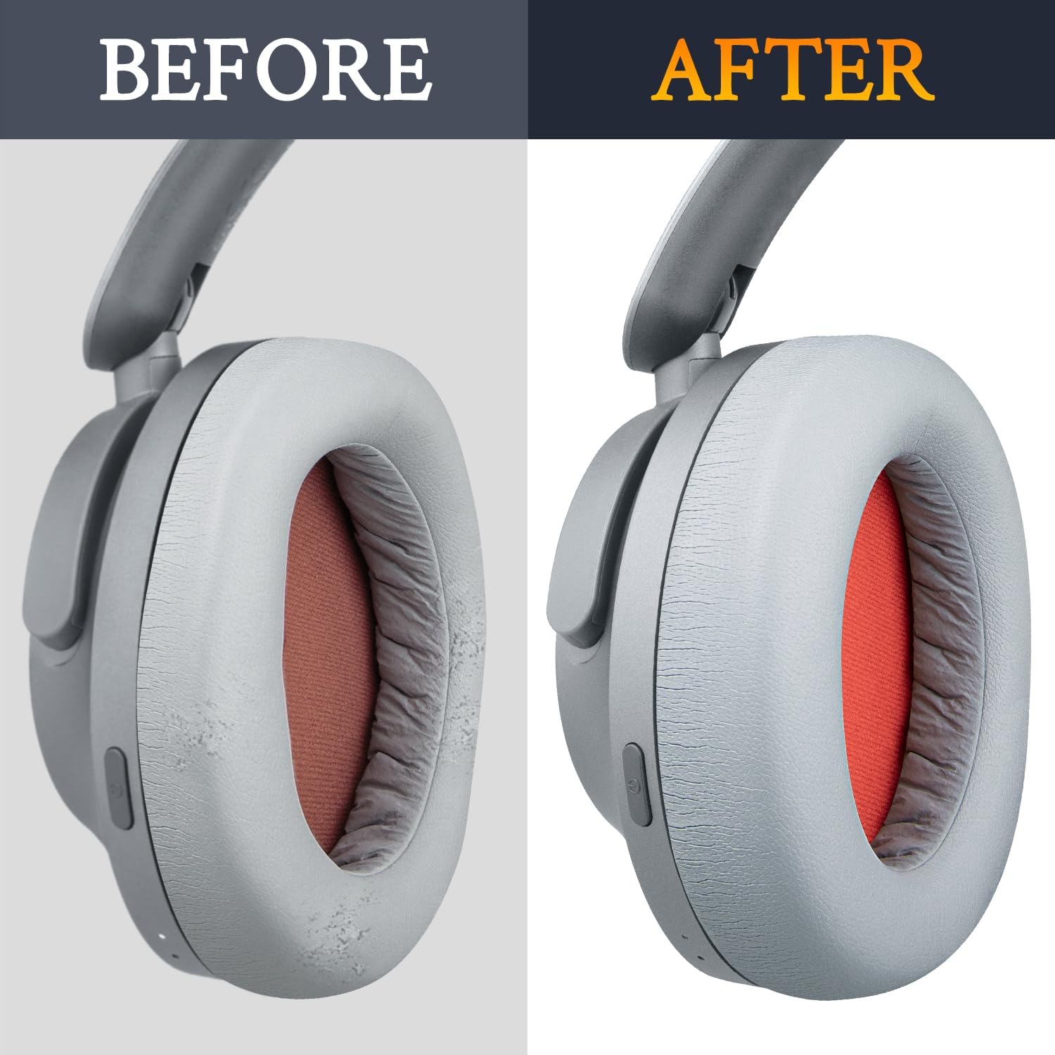 SOULWIT Earpads for 1MORE SonoFlow/SonoFlow SE/SonoFlow Pro - Protein Leather