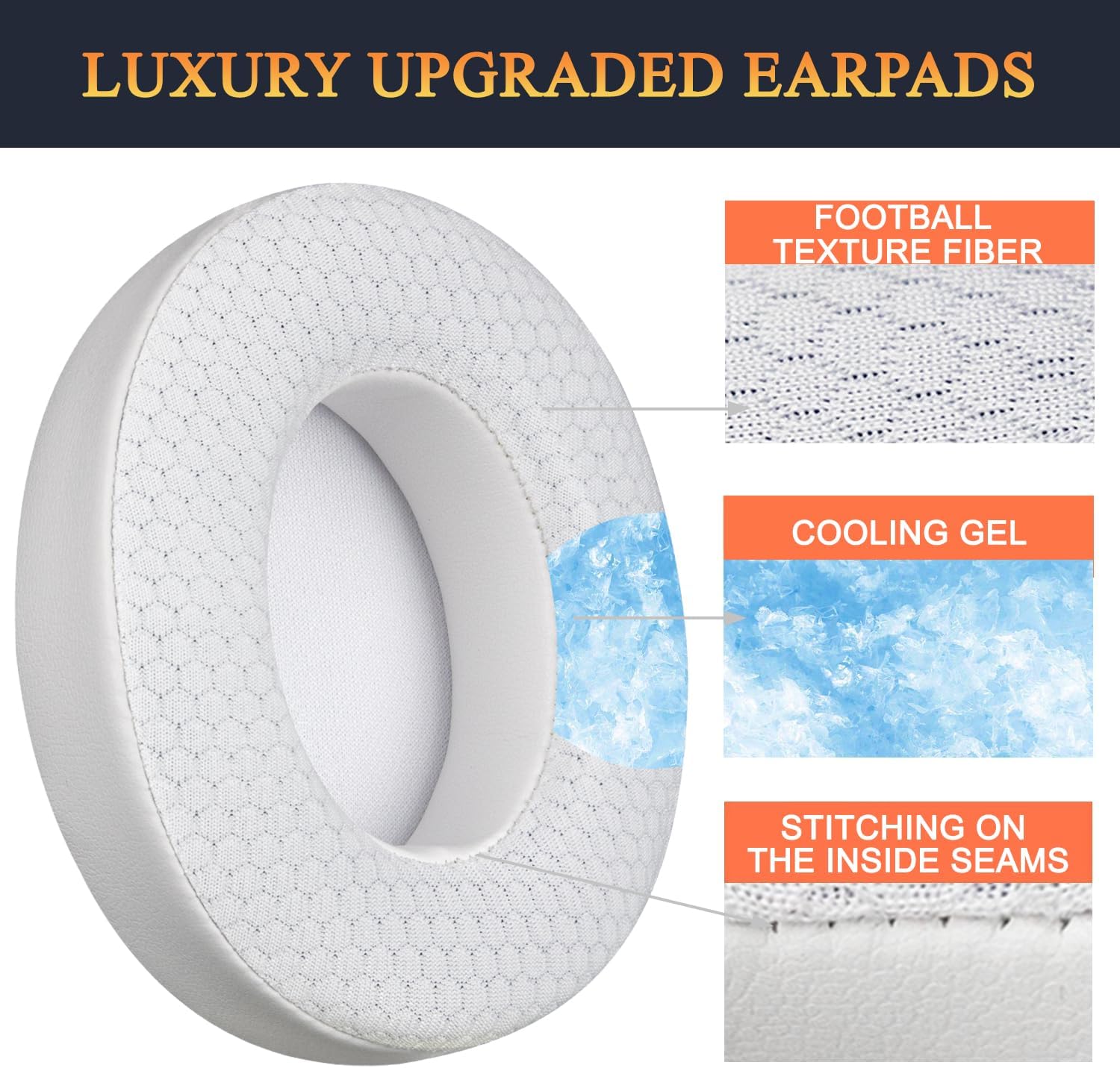 SoloWIT Earpads for Beats Studio 2 & Studio 3 - Cooling Gel