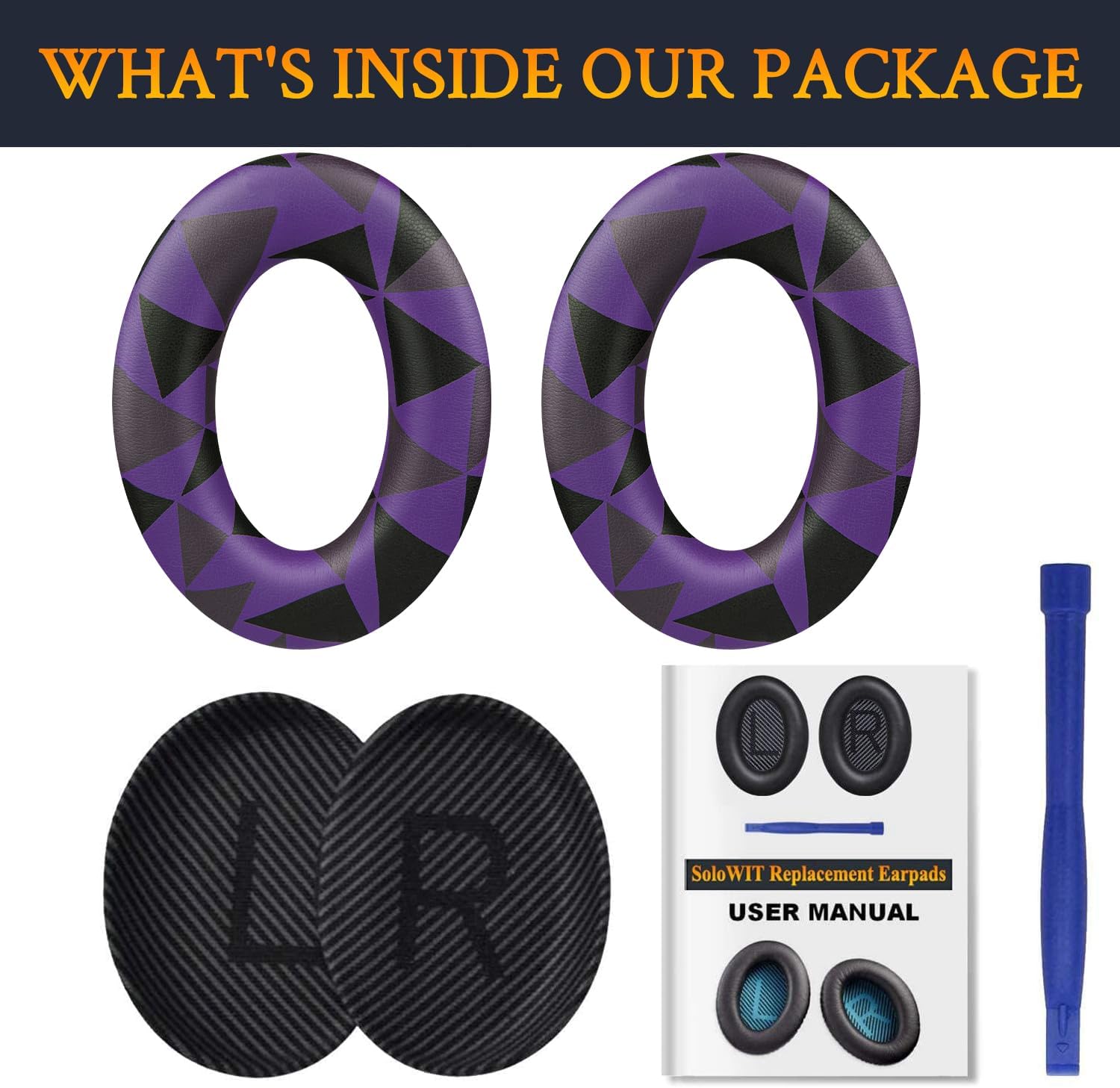 SoloWIT Earpads for Bose QuietComfort 35 Series - Protein Leather