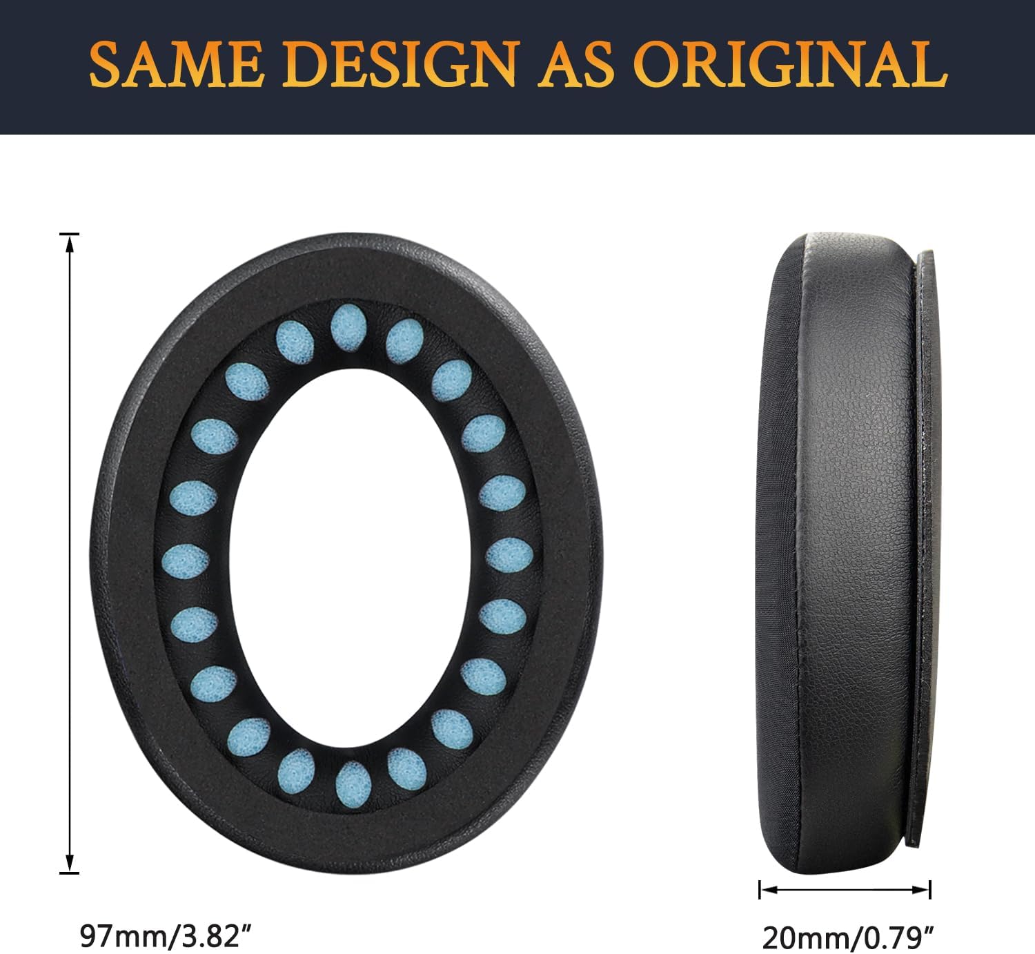 SOULWIT Earpads for Bose QuietComfort 45 Series - Cooling Gel