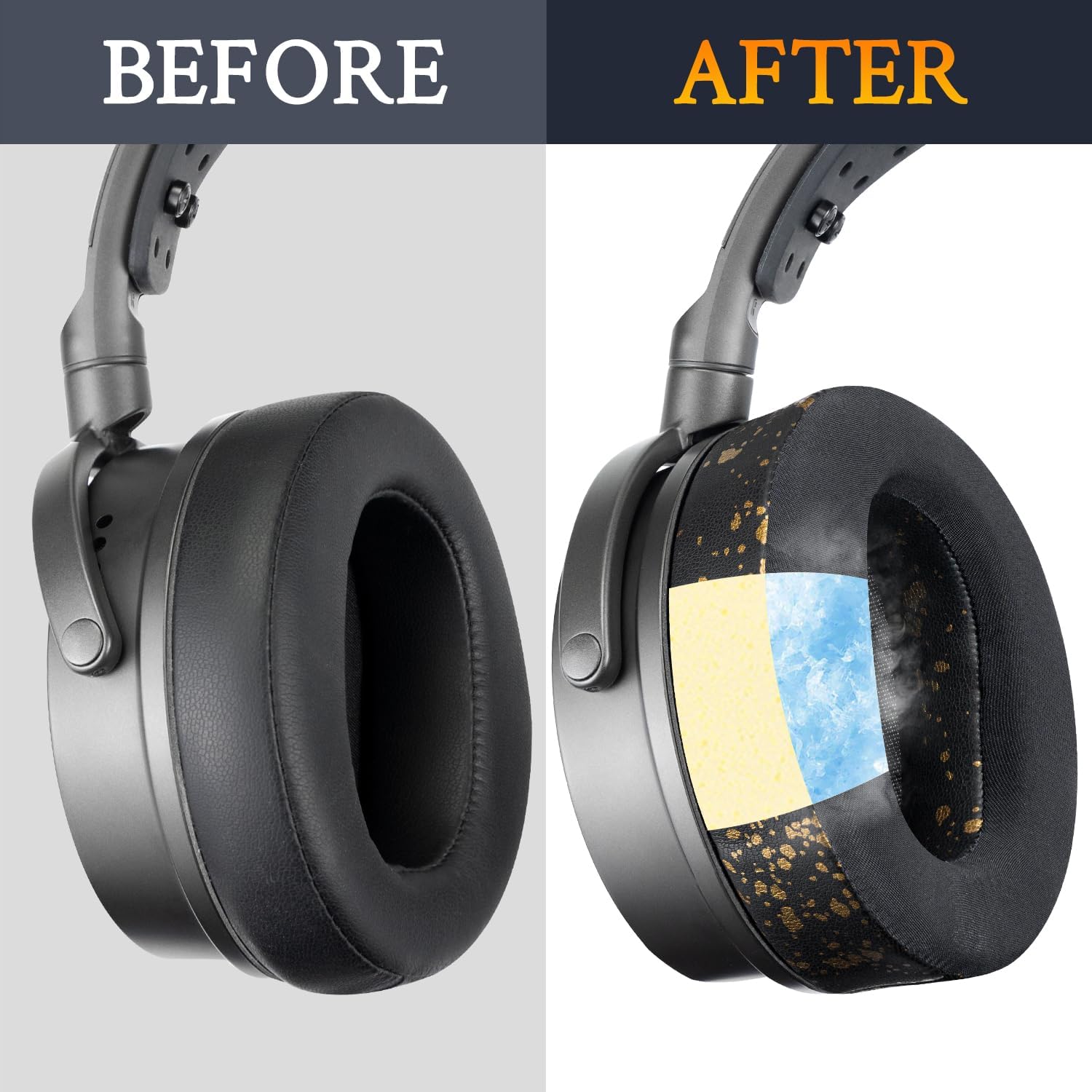 SOULWIT Earpads for Audeze Maxwell - Cooling Gel
