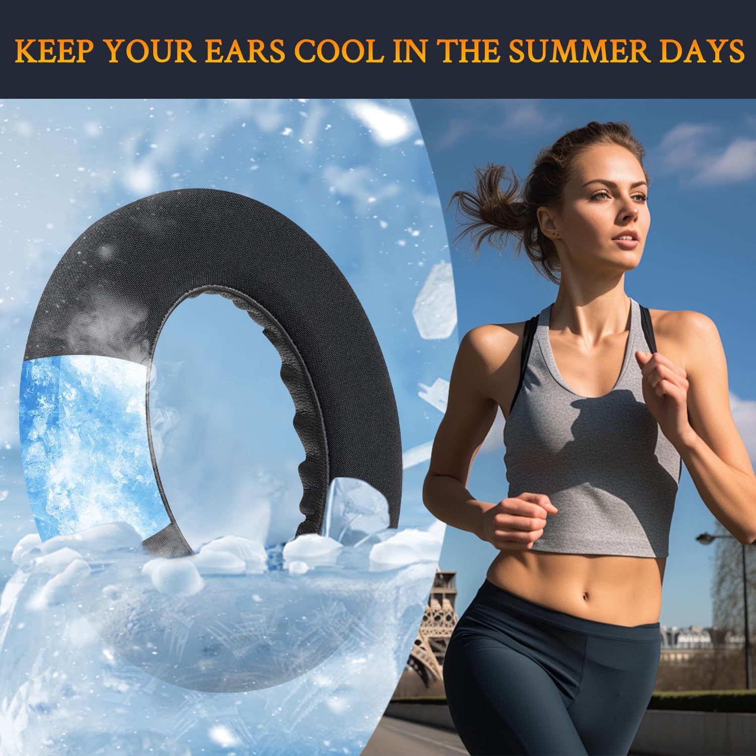 SOULWIT Earpads for Bose QuietComfort Ultra - Full Cooling Gel