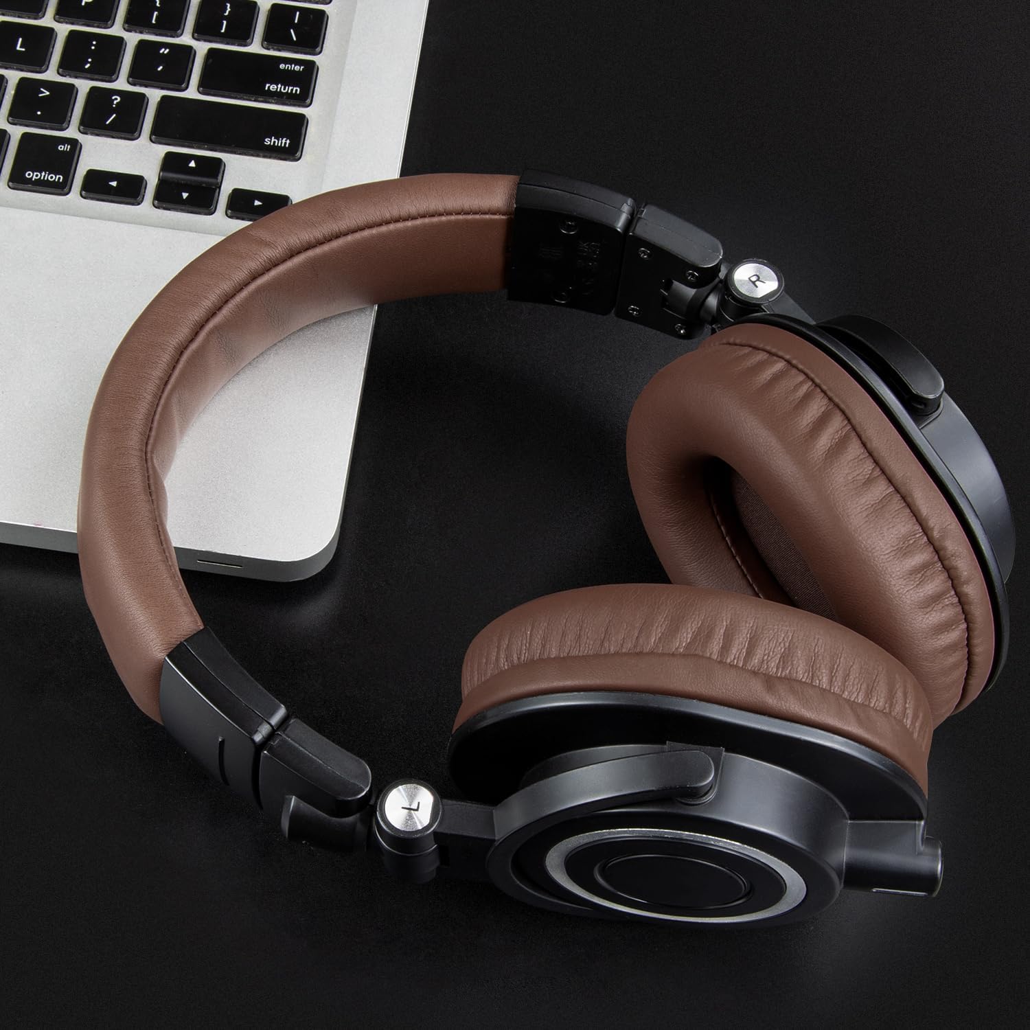 SOULWIT Earpads + Ear Cover+ Headband for ATH M50, M50X, M50XBT, M50XBT2, M50XSTS