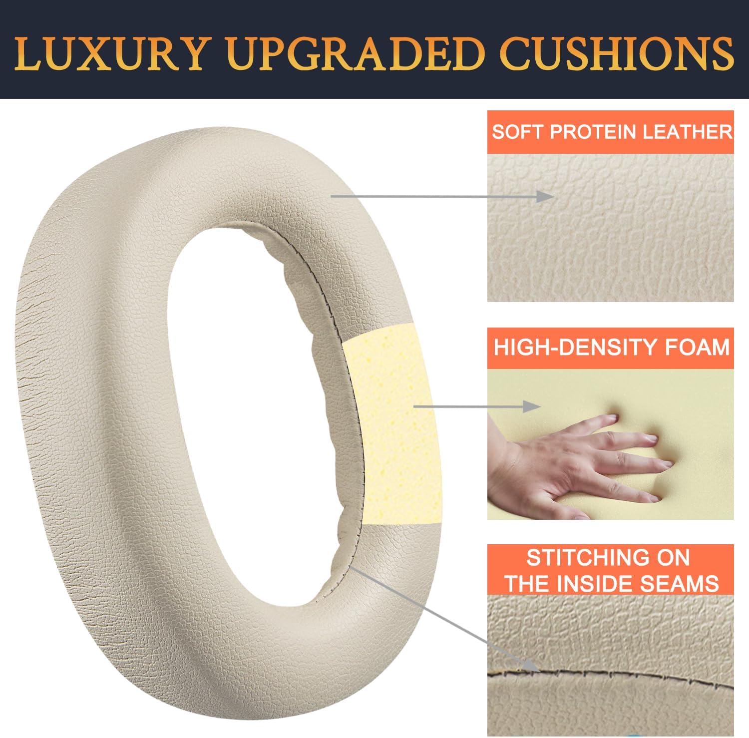 SOULWIT Earpads for Jabra Evolve2 85 - Protein Leather