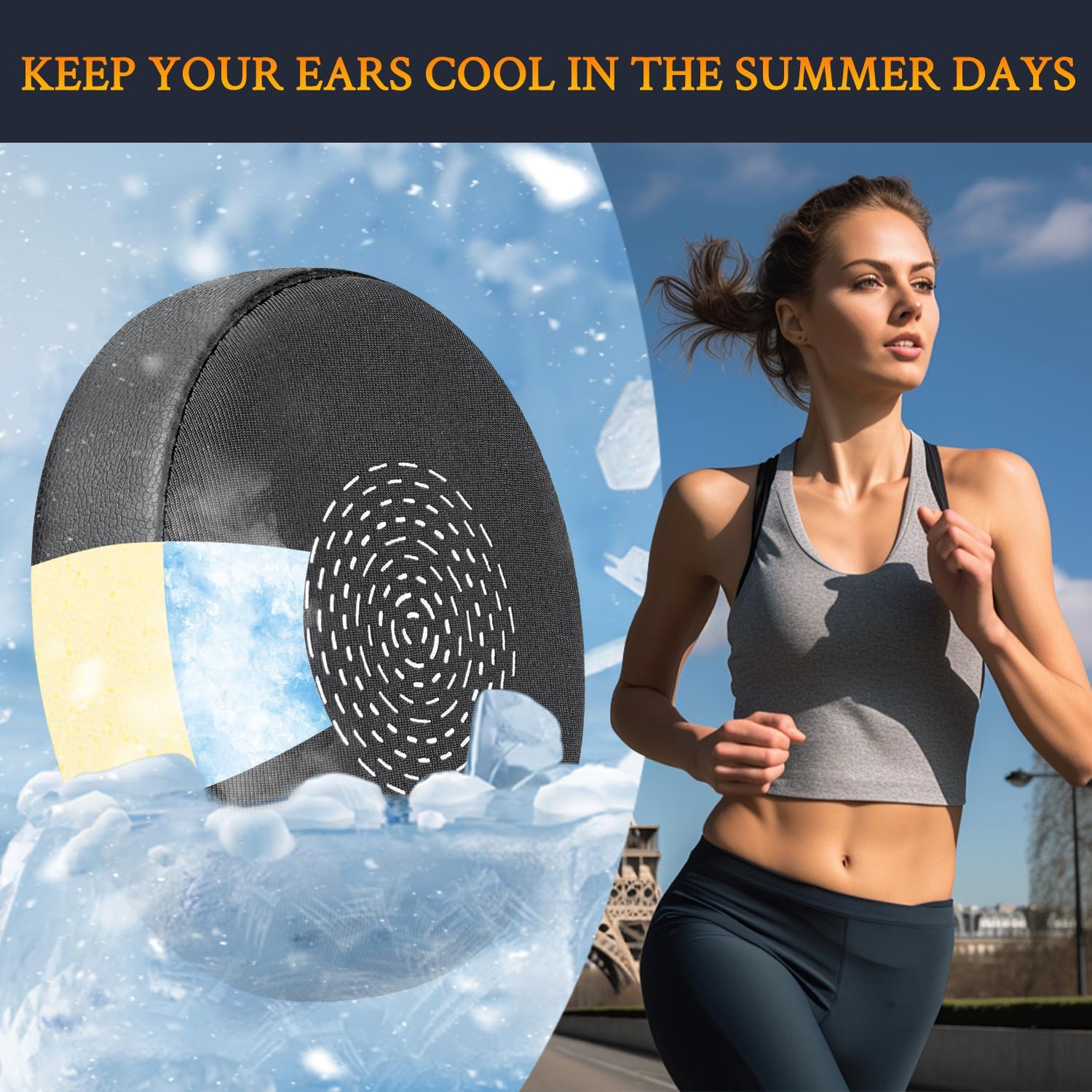 SOULWIT Earpads for Jabra Evolve2 75 - Cooling Gel