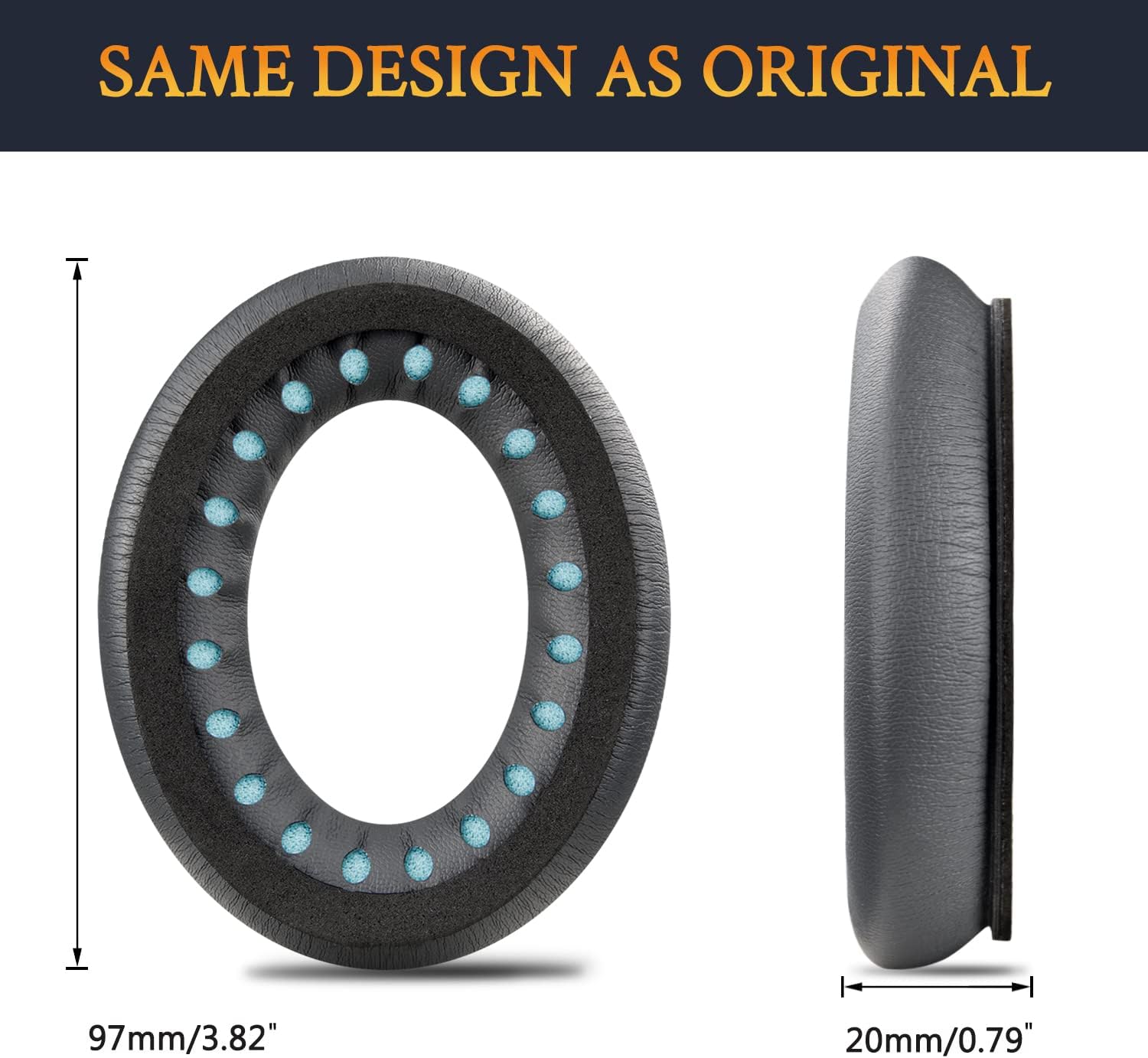 SOULWIT Earpads for Bose QuietComfort 45 Series - Protein Leather