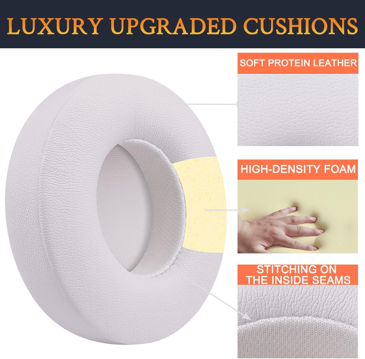 SOULWIT Earpads for Beats Solo 4 - Protein Leather