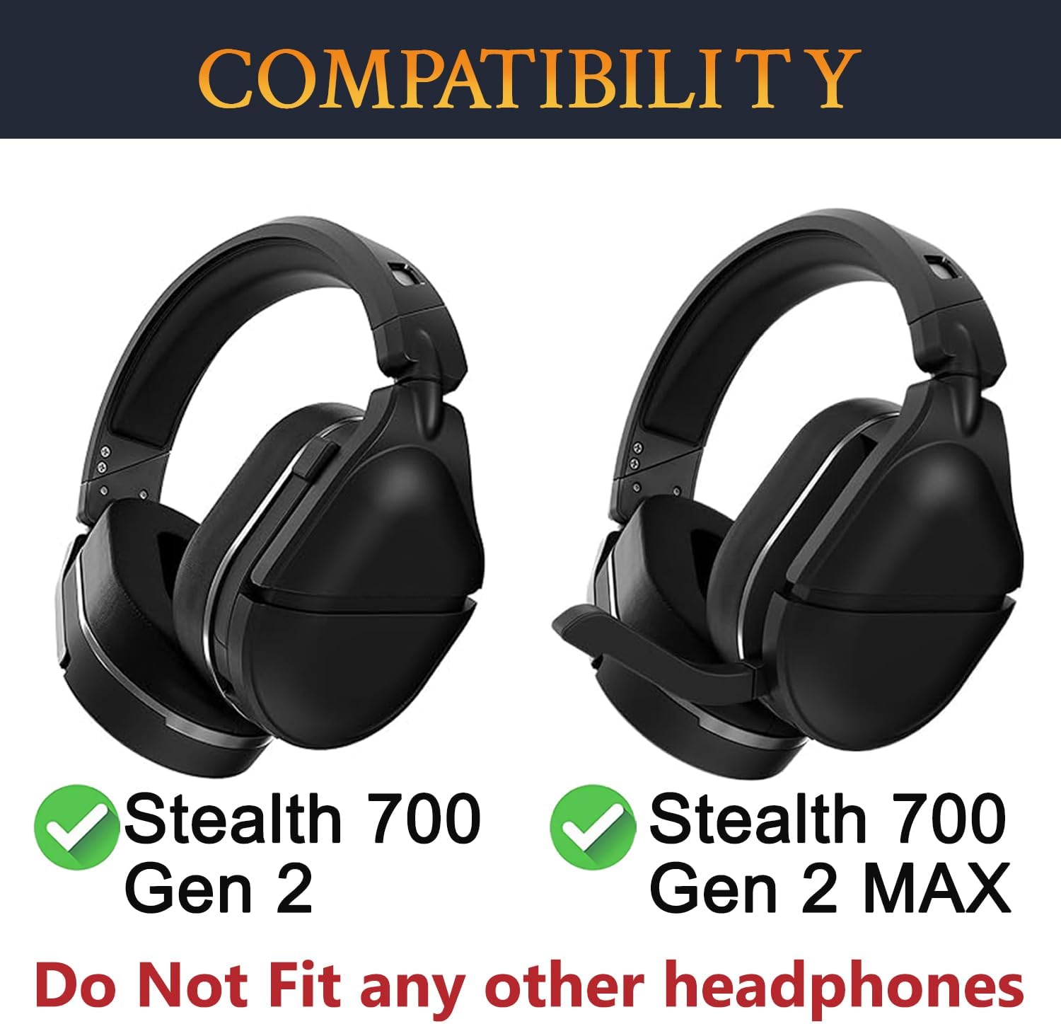 SOULWIT Headband for Turtle Beach Stealth 700 Gen 2, 700 Gen2 MAX