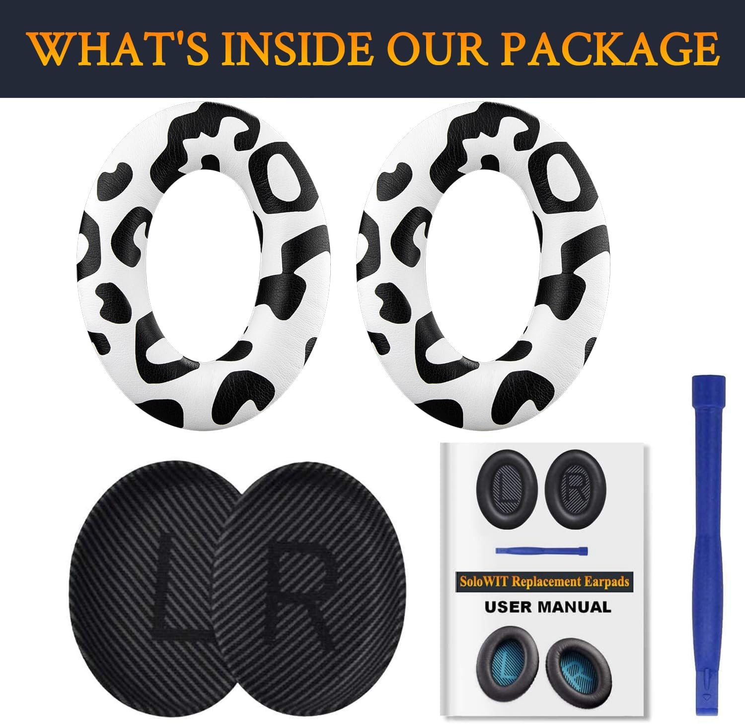 SoloWIT Earpads for Bose QuietComfort 35 Series - Protein Leather