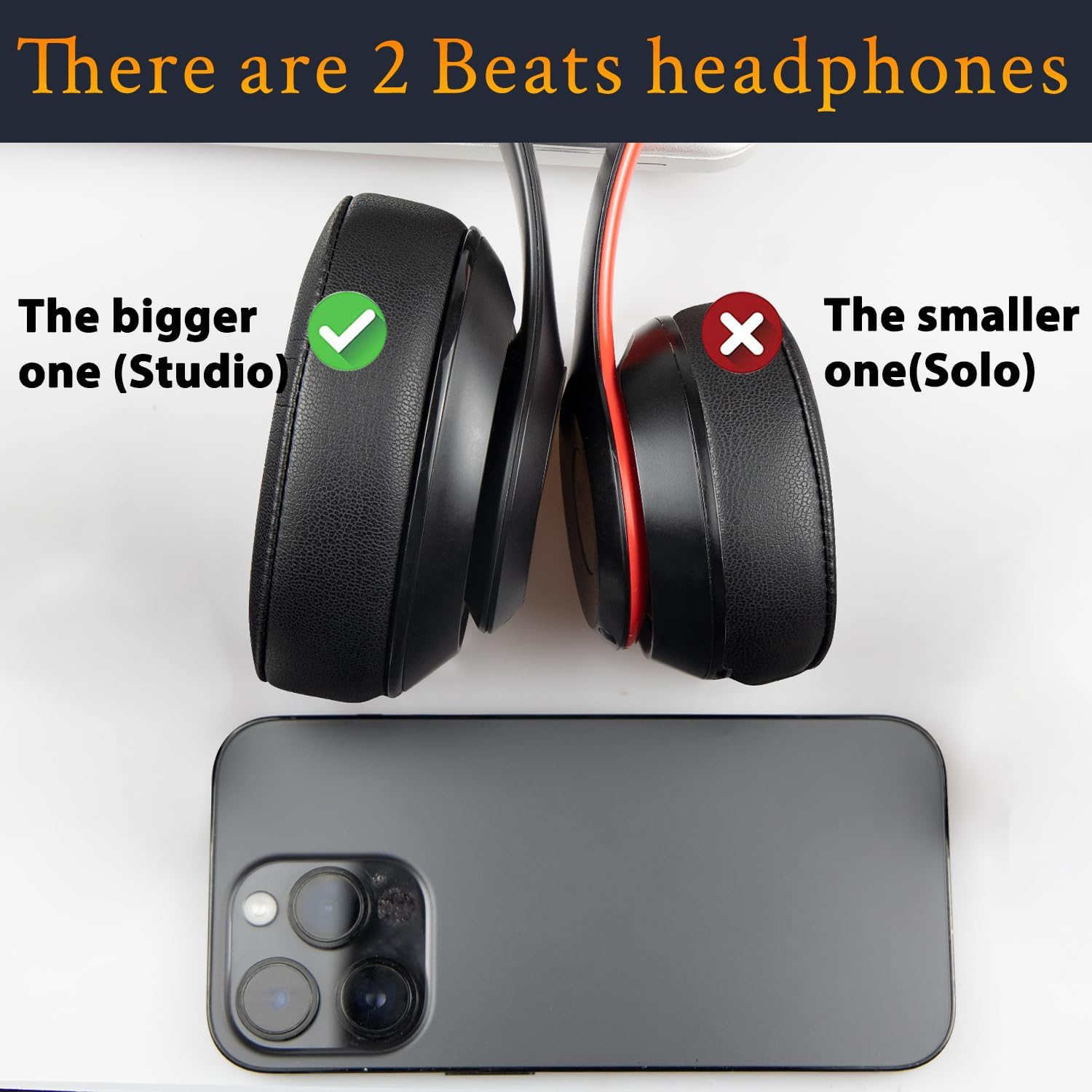 SoloWIT Earpads for Beats Studio 2 & Studio 3 - Protein Leather