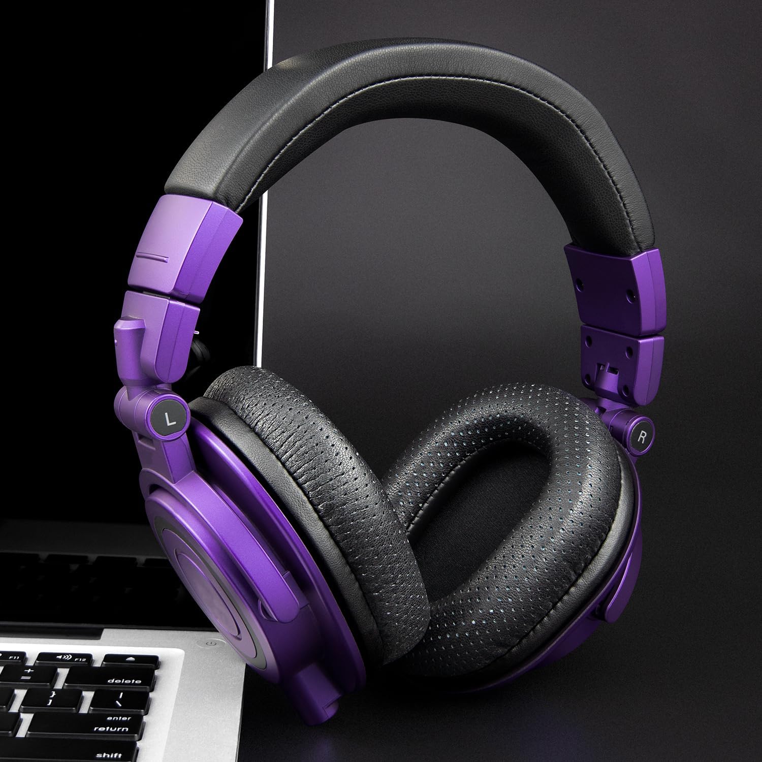 SOULWIT Earpads for Audio-Technica ATH M50, M50X, M50XBT, M50XBT2, M50XSTS, M40x, M30x, M20xBT, M20X, SX1, MSR7 Monitor - Lambskin