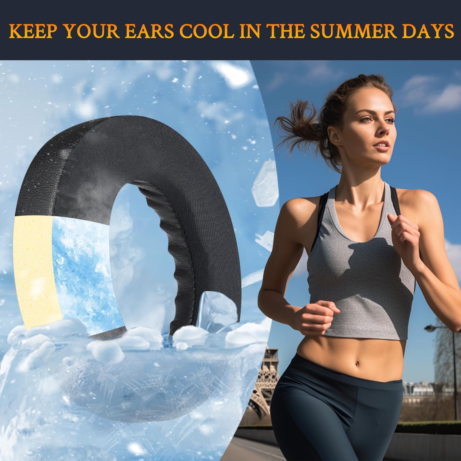SOULWIT Earpads for Bose QuietComfort Ultra - Cooling Gel
