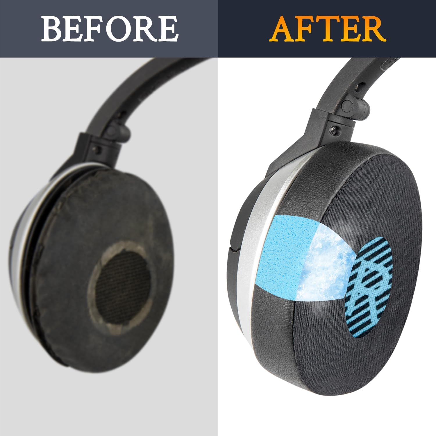 SOULWIT Earpads for Bose On-Ear II (OE2/OE2i) / SoundTrue On-Ear / SoundLink On-Ear - Cooling Gel