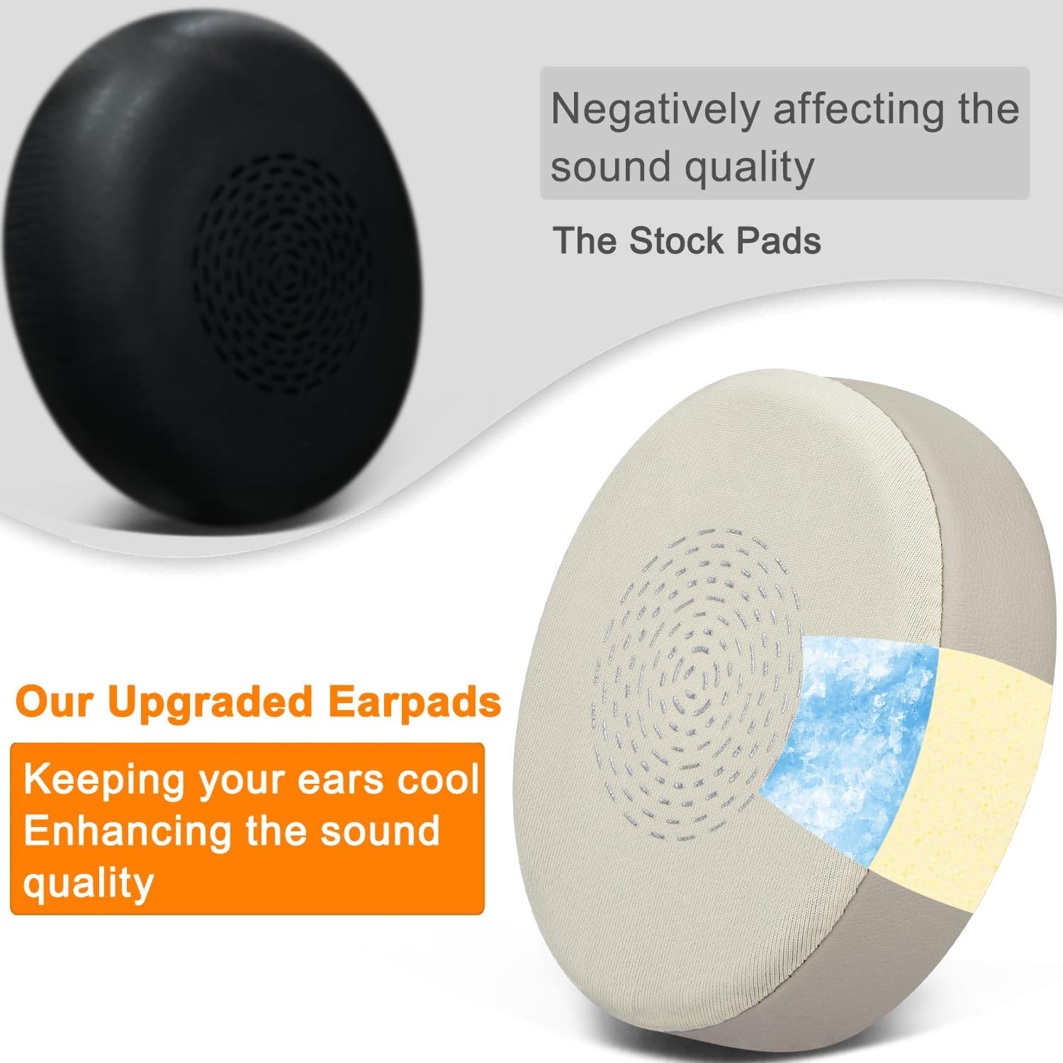 SOULWIT Earpads for Jabra Evolve2 75 - Cooling Gel