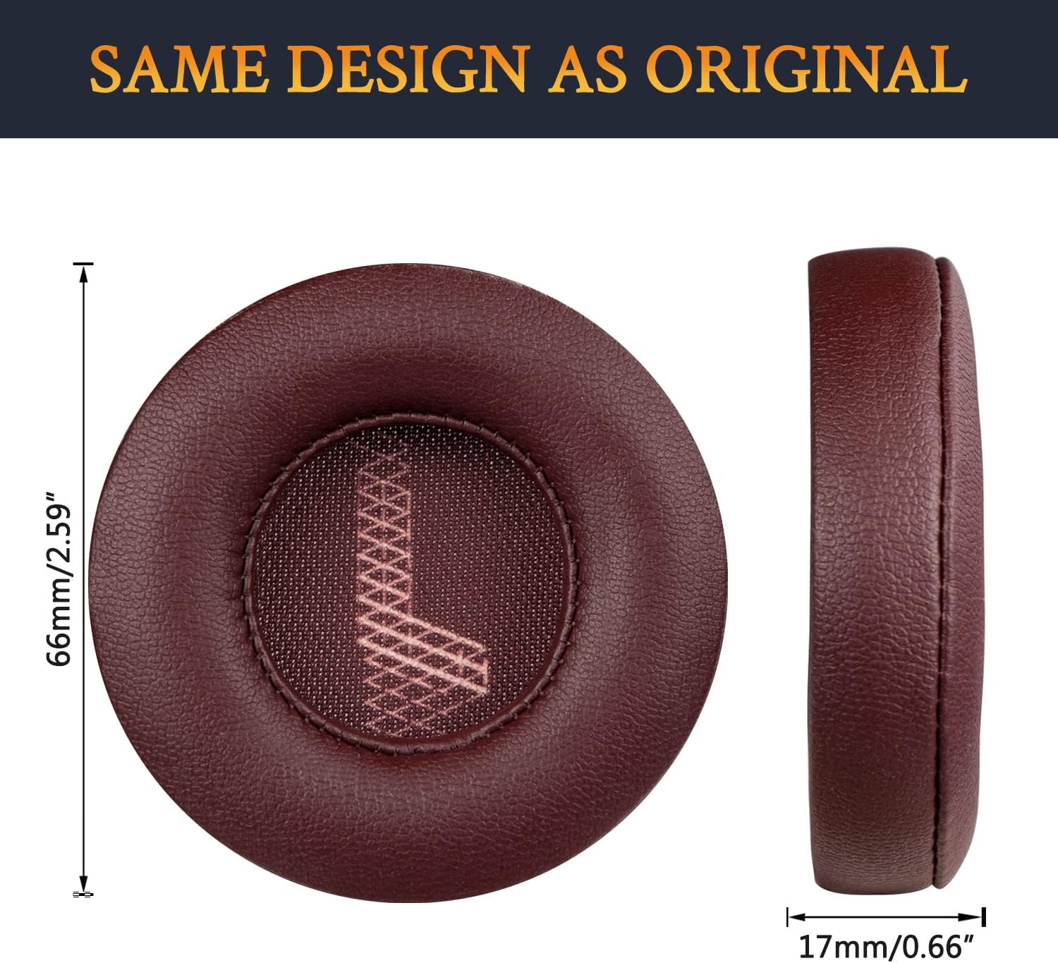 SOULWIT Earpads for JBL Live 400BT - Protein Leather