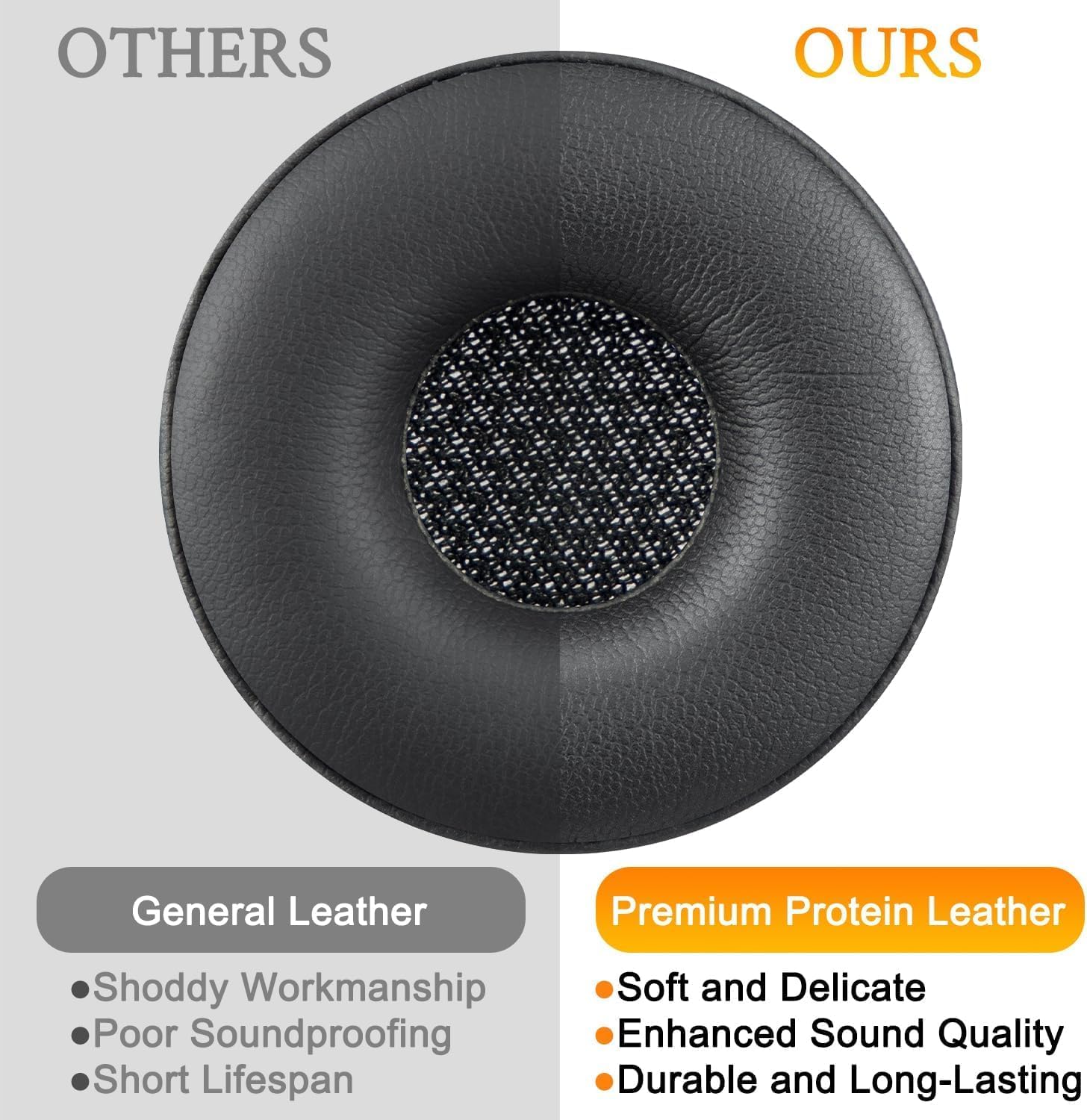 SOULWIT Earpads for Jabra Engage 50 Mono/Stereo - Protein Leather