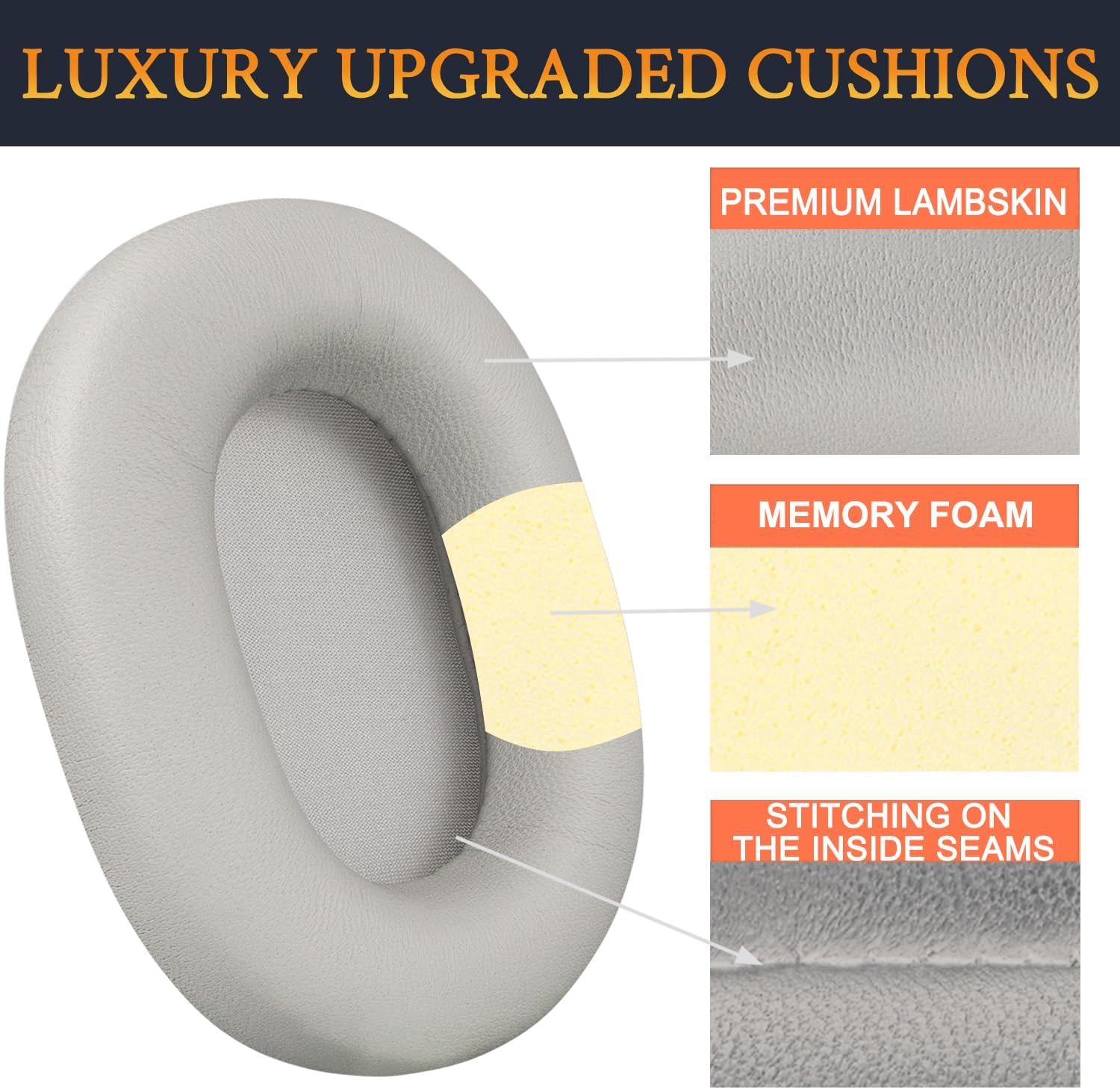 SOULWIT Earpads for Sony WH-1000XM5 - Lambskin