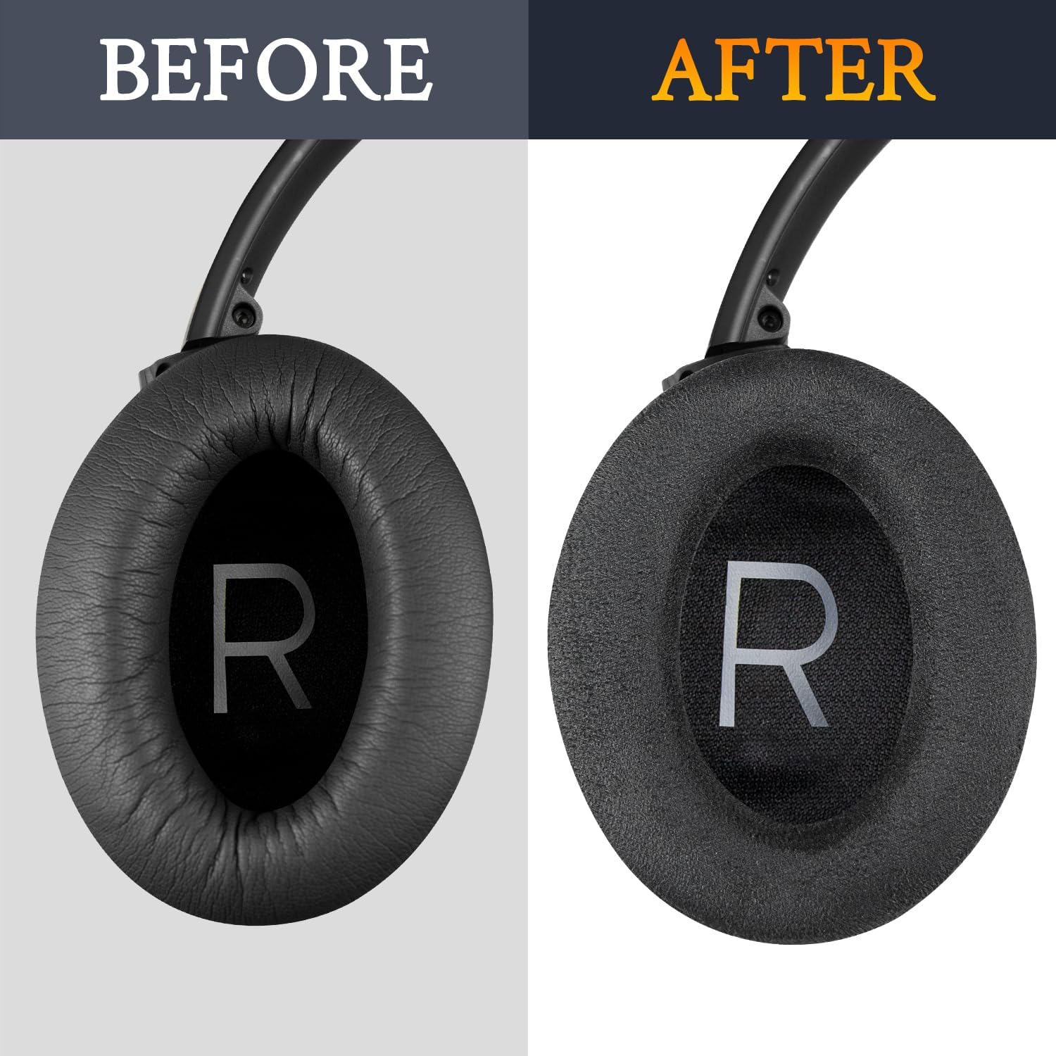 SOULWIT Earpads for Bose QuietComfort 45 Series - Micro Suede