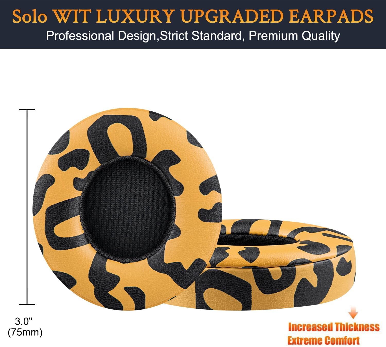 SoloWIT Earpads for Beats Solo 2 & Solo 3 - Protein Leather