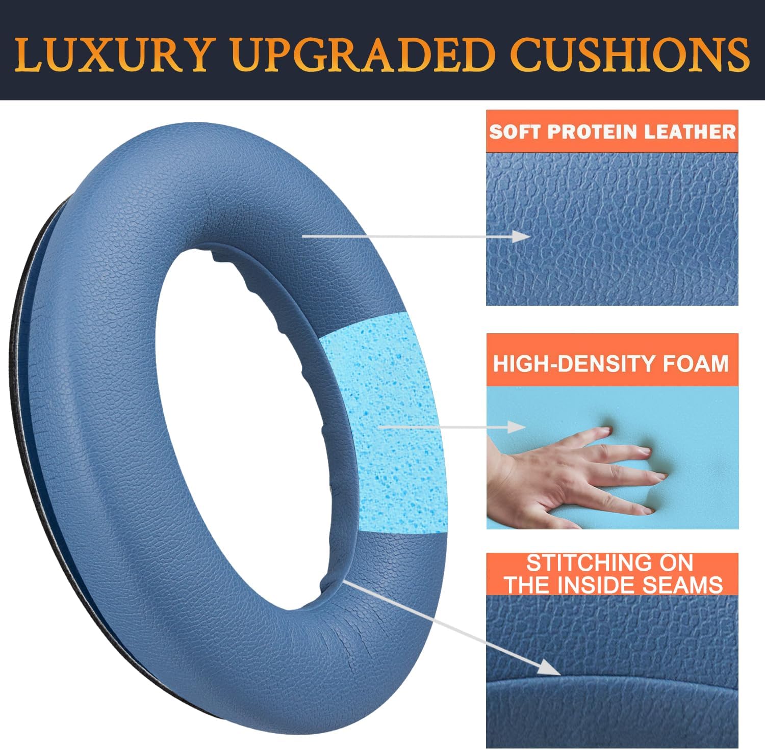 SOULWIT Earpads for Bose QuietComfort 45 Series - Protein Leather