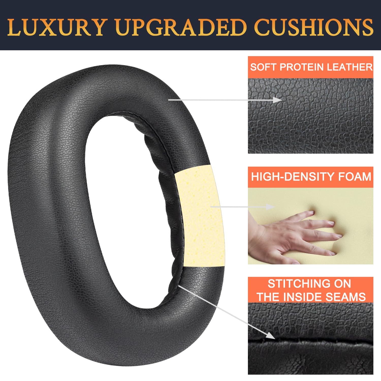 SOULWIT Earpads for Jabra Evolve2 85 - Protein Leather