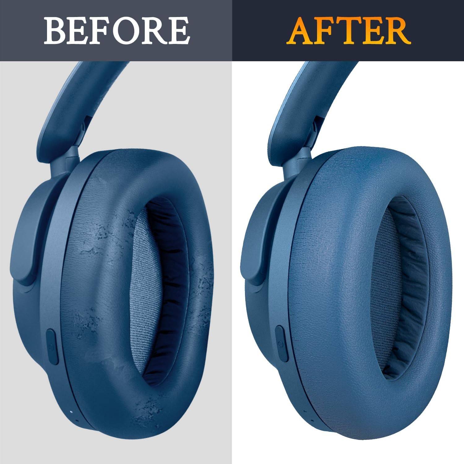 SOULWIT Earpads for 1MORE SonoFlow/SonoFlow SE/SonoFlow Pro - Protein Leather