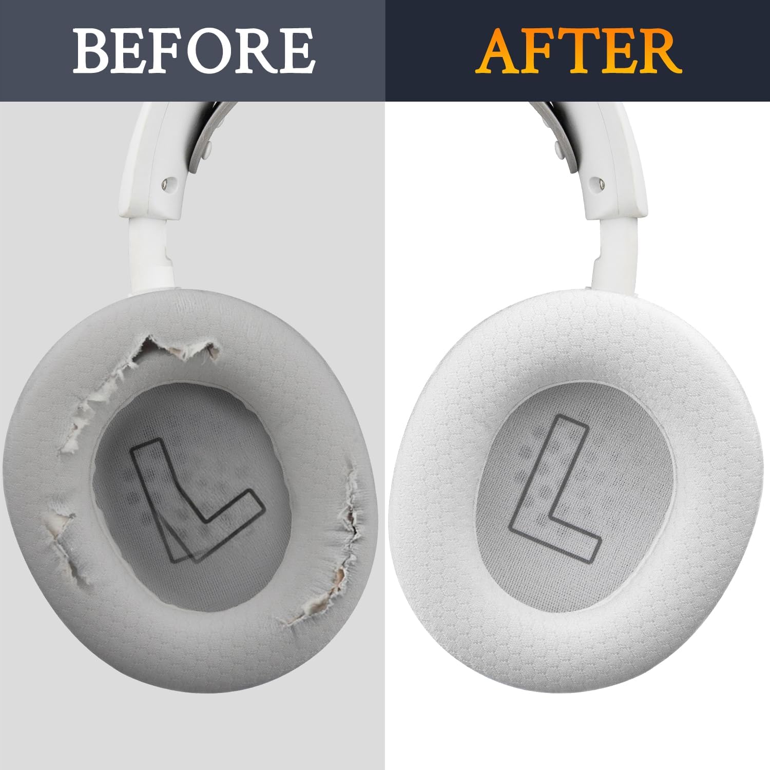 SOULWIT Earpads for SteelSeries Arctis Nova Pro Wired, Arctis Nova 1/3 Wired, Arctis Nova 4/5/7 Wireless - Mesh Fabric
