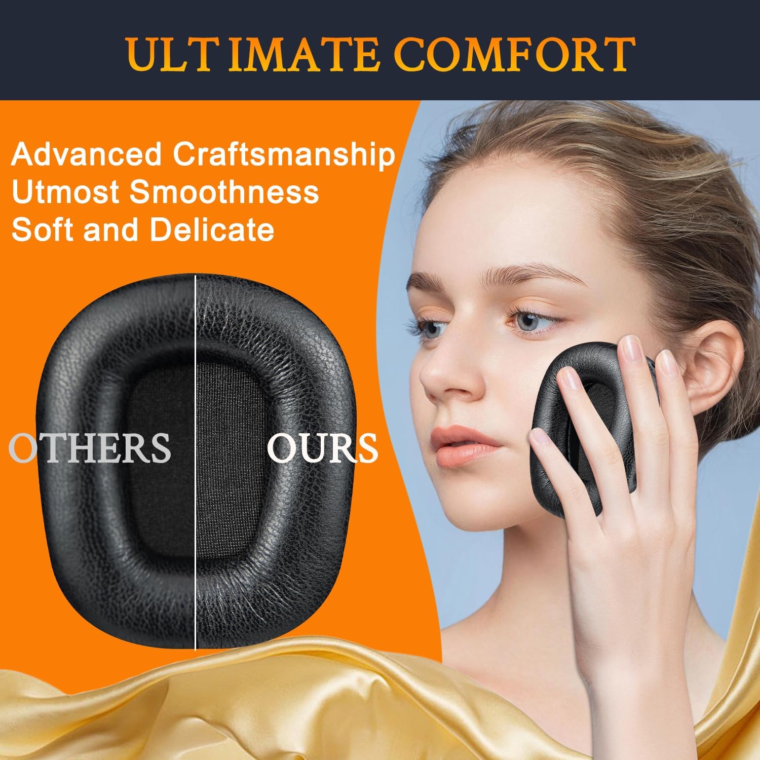 SOULWIT Earpads for BlueParrott B350-XT - Protein Leather