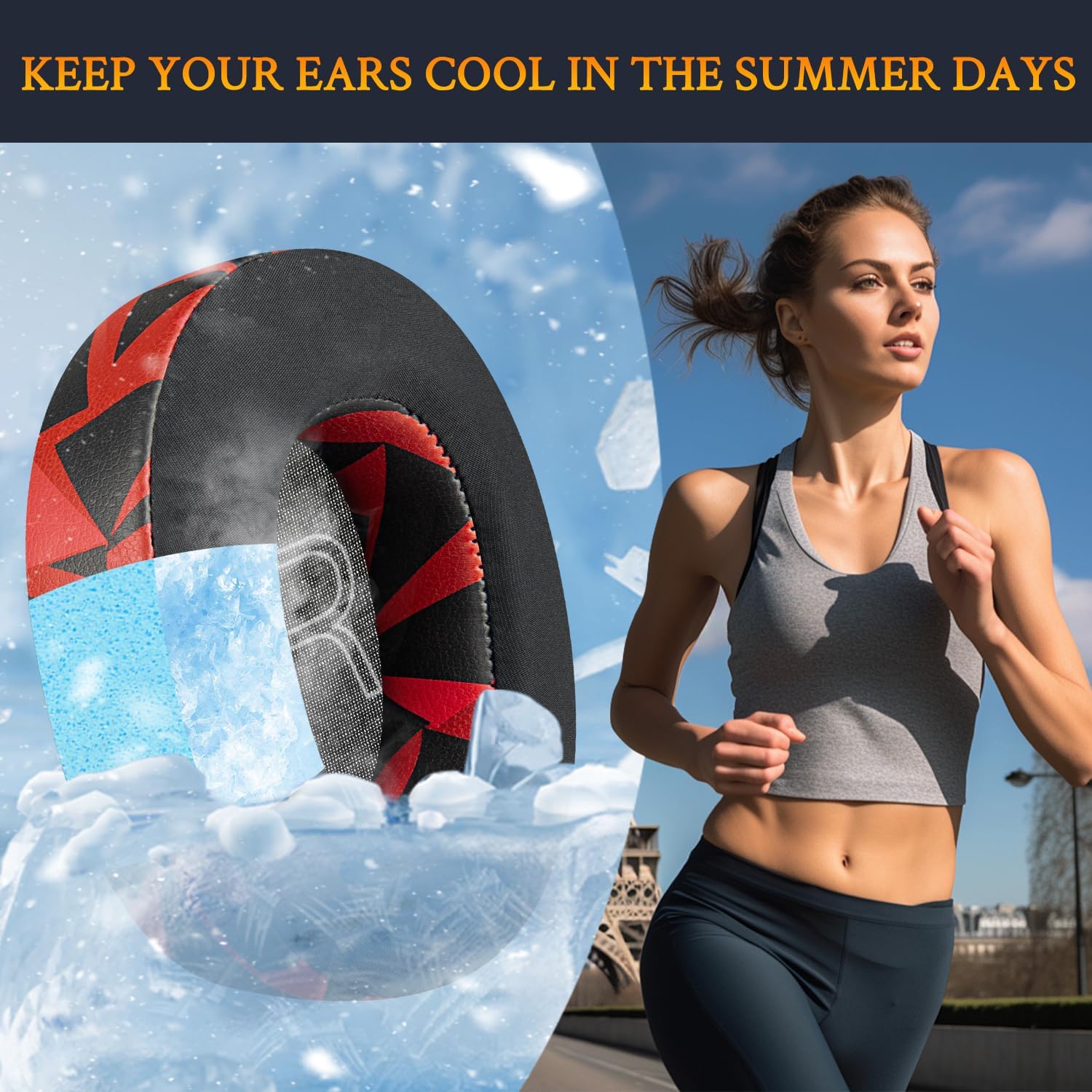SOULWIT Earpads for SteelSeries Arctis Nova Pro Wired, Arctis Nova 1/3 Wired, Arctis Nova 4/5/7 Wireless - Cooling Gel