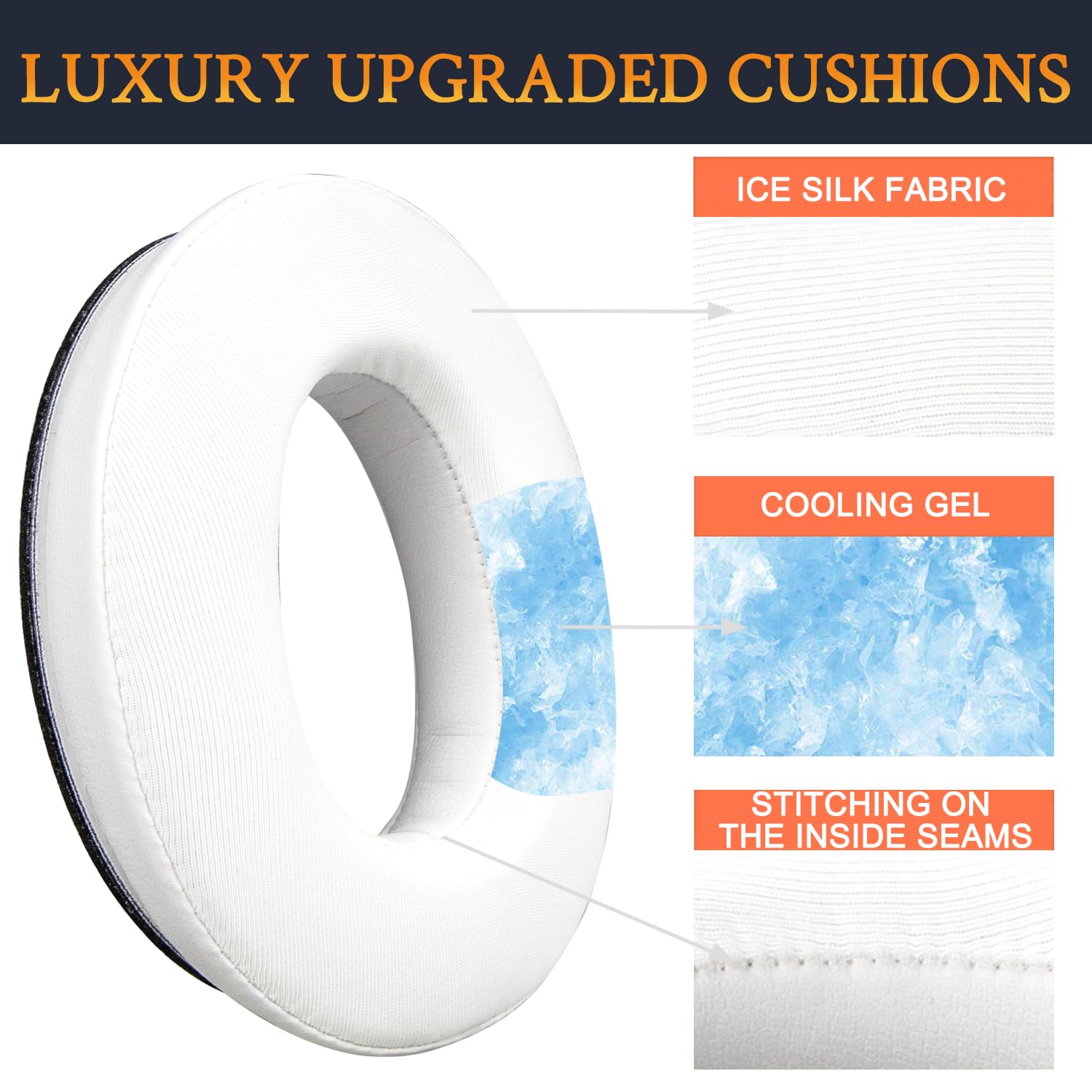 SoloWIT Earpads for Bose QuietComfort 35 Series - Cooling Gel