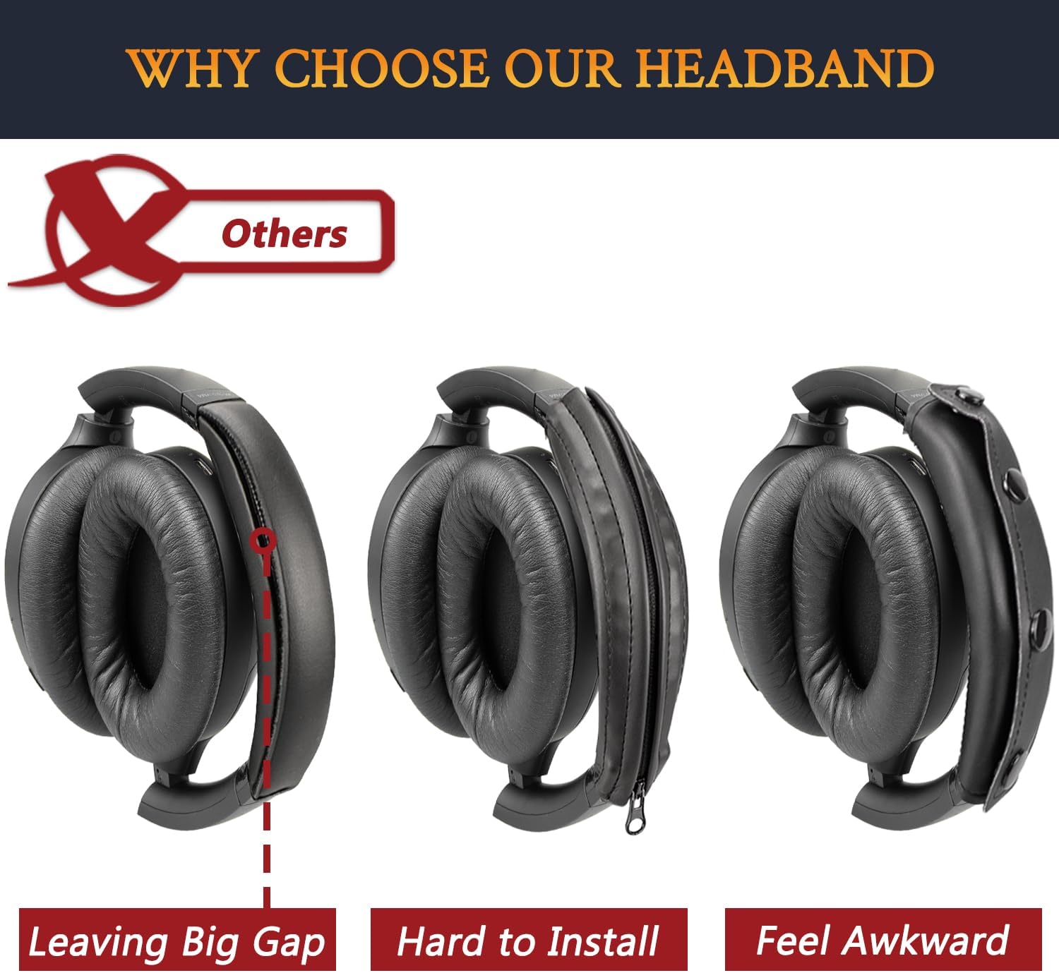 SOULWIT Headband for Sony WH-1000XM3