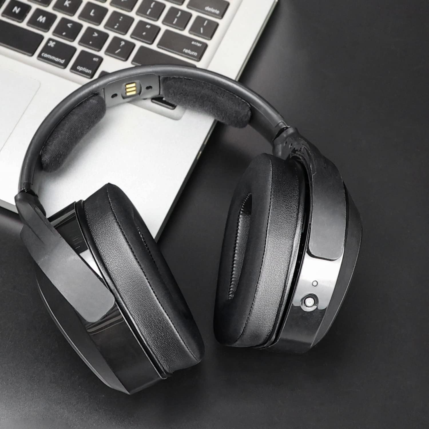 SOULWIT Earpads for Sennheiser RS165, RS175, RS185, RS195 - Protein Leather