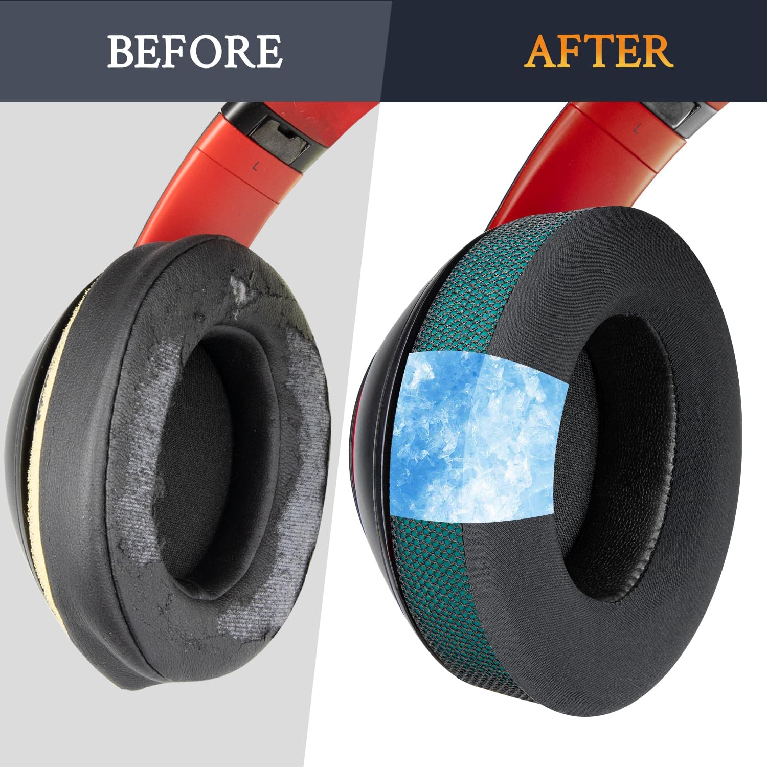SoloWIT Earpads for Beats Studio 2 & Studio 3 - Cooling Gel