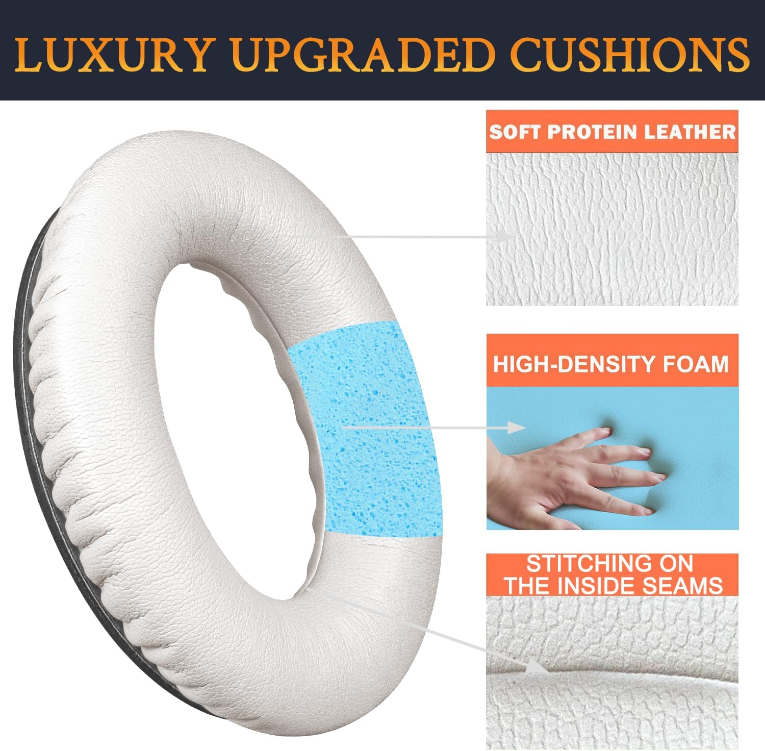 SoloWIT Earpads for Bose QuietComfort 35 Series - Protein Leather