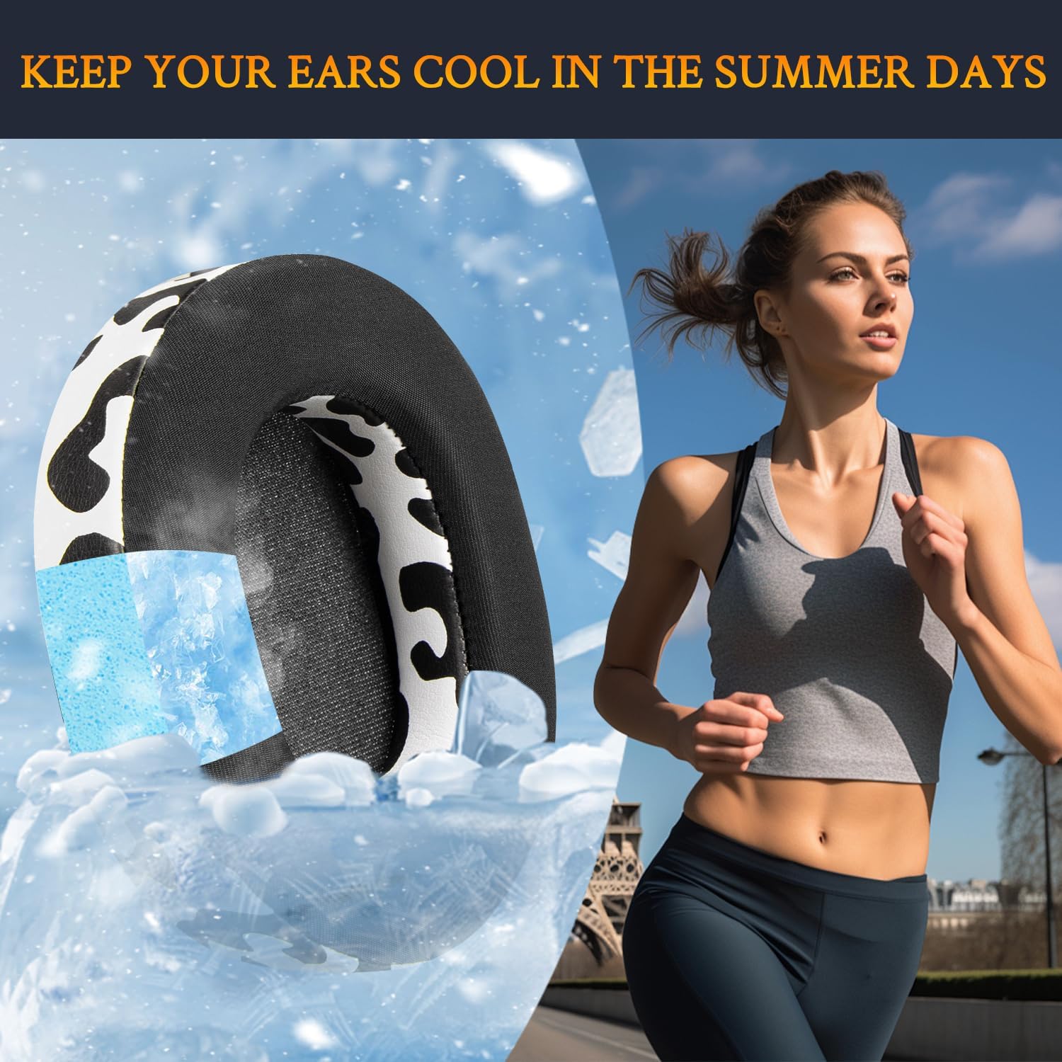 SOULWIT Earpads for SteelSeries Arctis 1/3/5/7/7+/7P/7P+/7X/7X+/9/9X/Pro/Prime - Cooling Gel