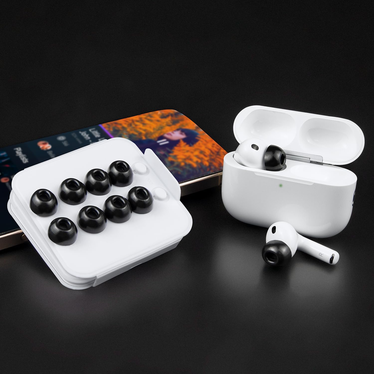 SOULWIT Memory Foam Ear Tips for AirPods Pro 3 - 5 pairs