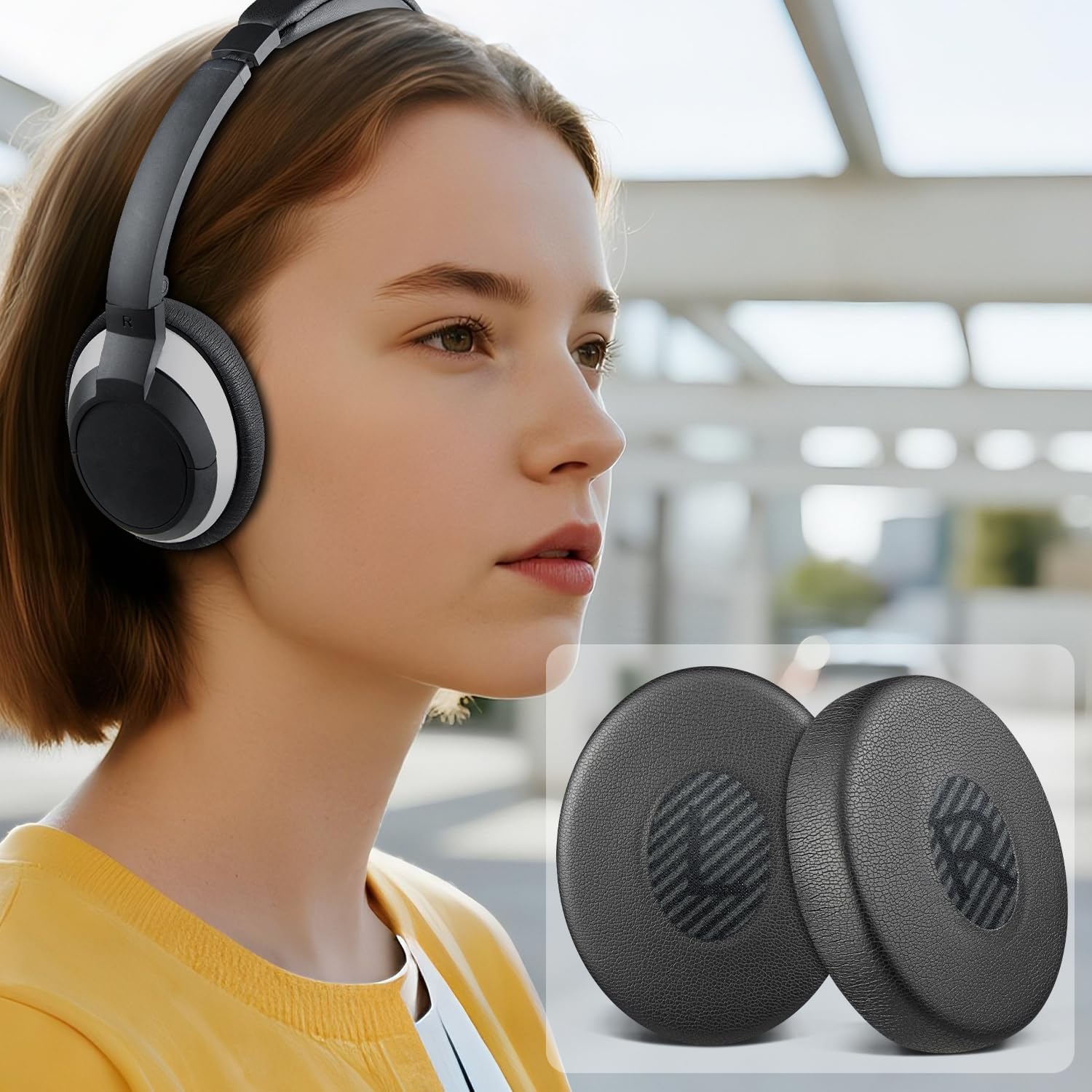 SOULWIT Earpads for Bose On-Ear II (OE2/OE2i) / SoundTrue On-Ear / SoundLink On-Ear - Protein Leather