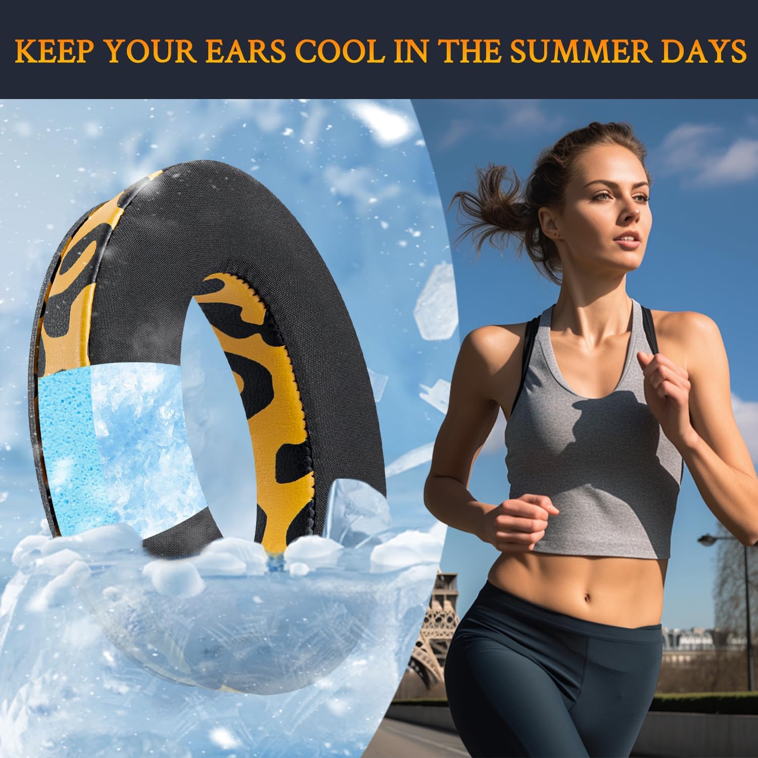 SOULWIT Earpads for Bose QuietComfort 45 Series - Cooling Gel