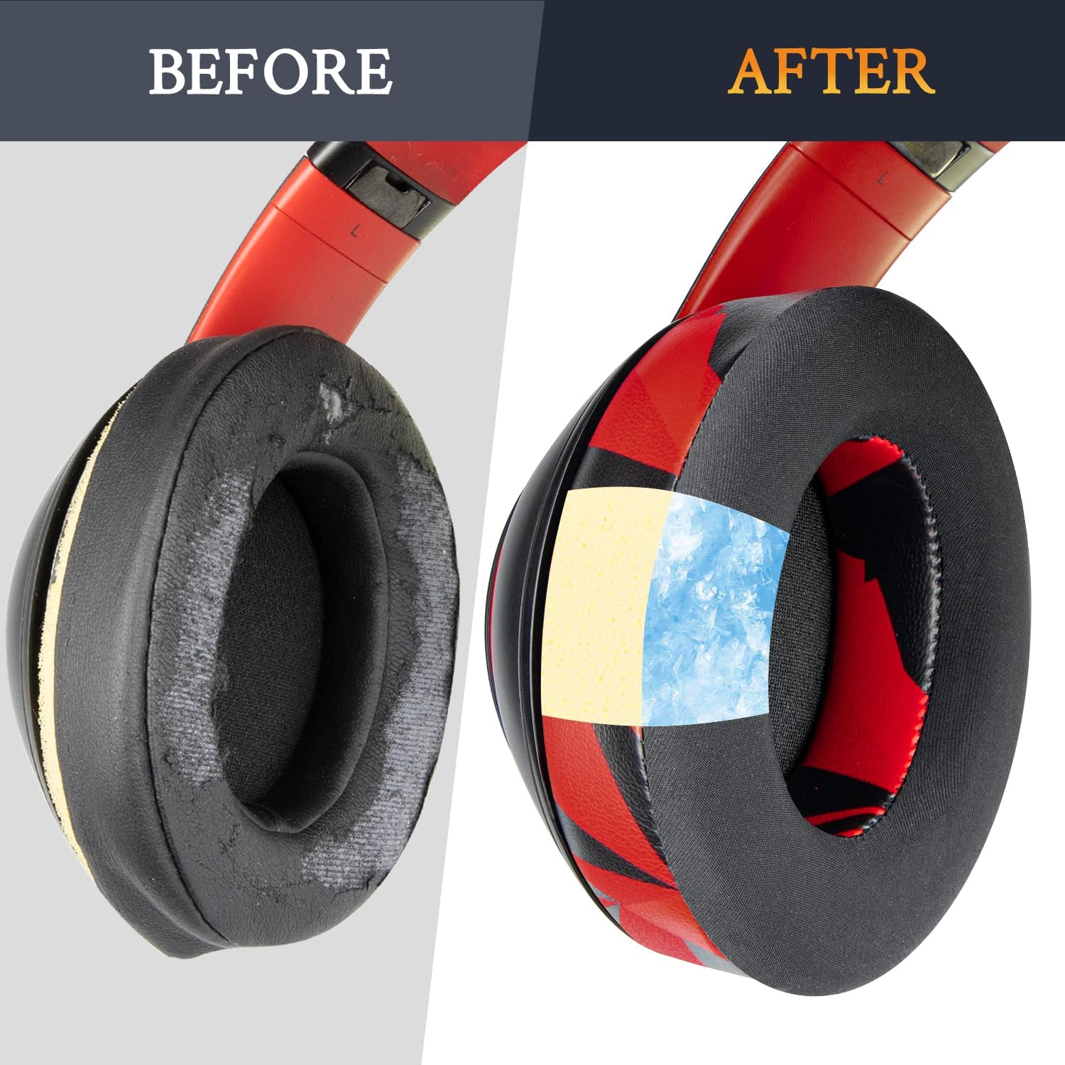 SoloWIT Earpads for Beats Studio 2 & Studio 3 - Cooling Gel
