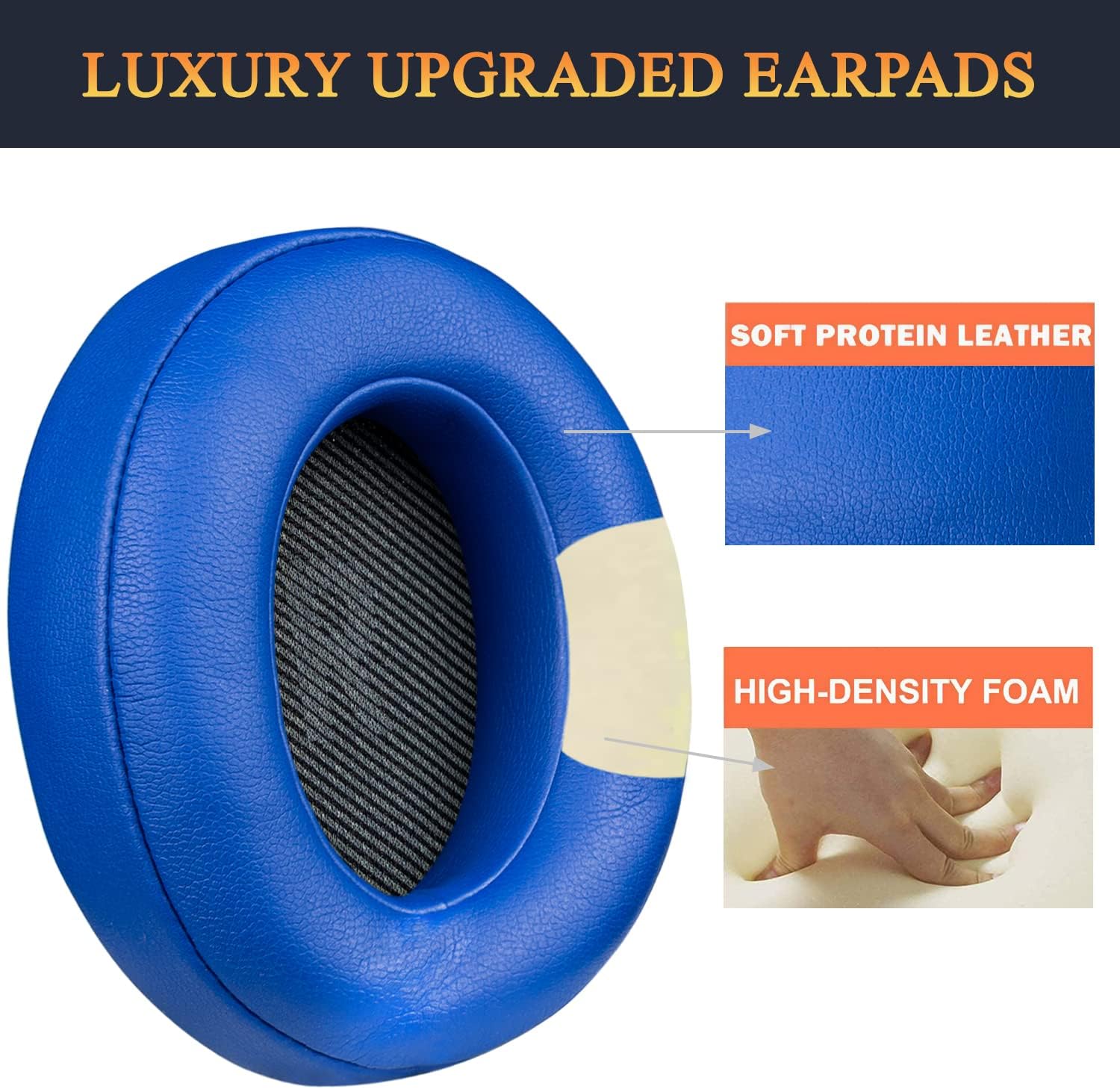 SOULWIT Earpads for JBL Everest 700 (V700BT) - Protein Leather