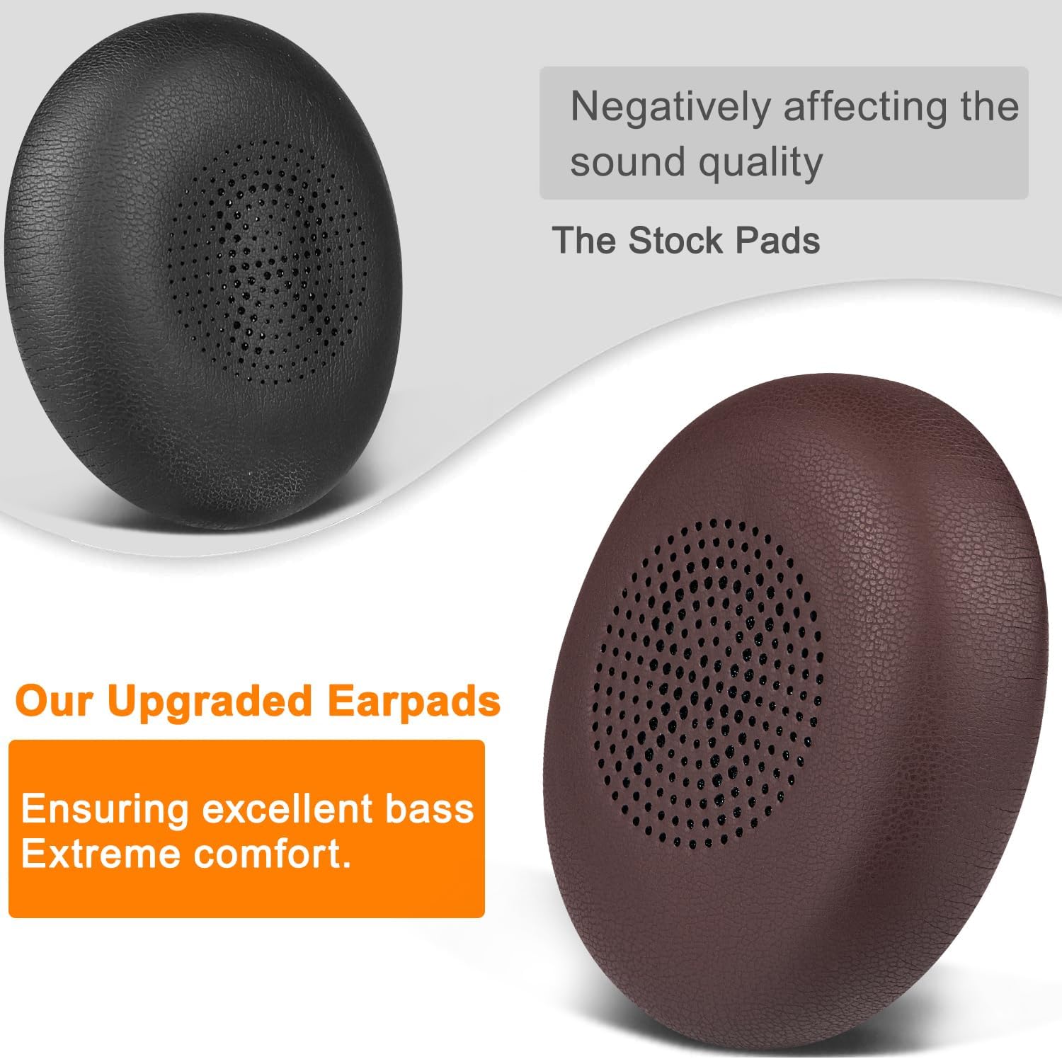 SOULWIT Earpads for Jabra Evolve2 65/40, Elite 45h - Protein Leather