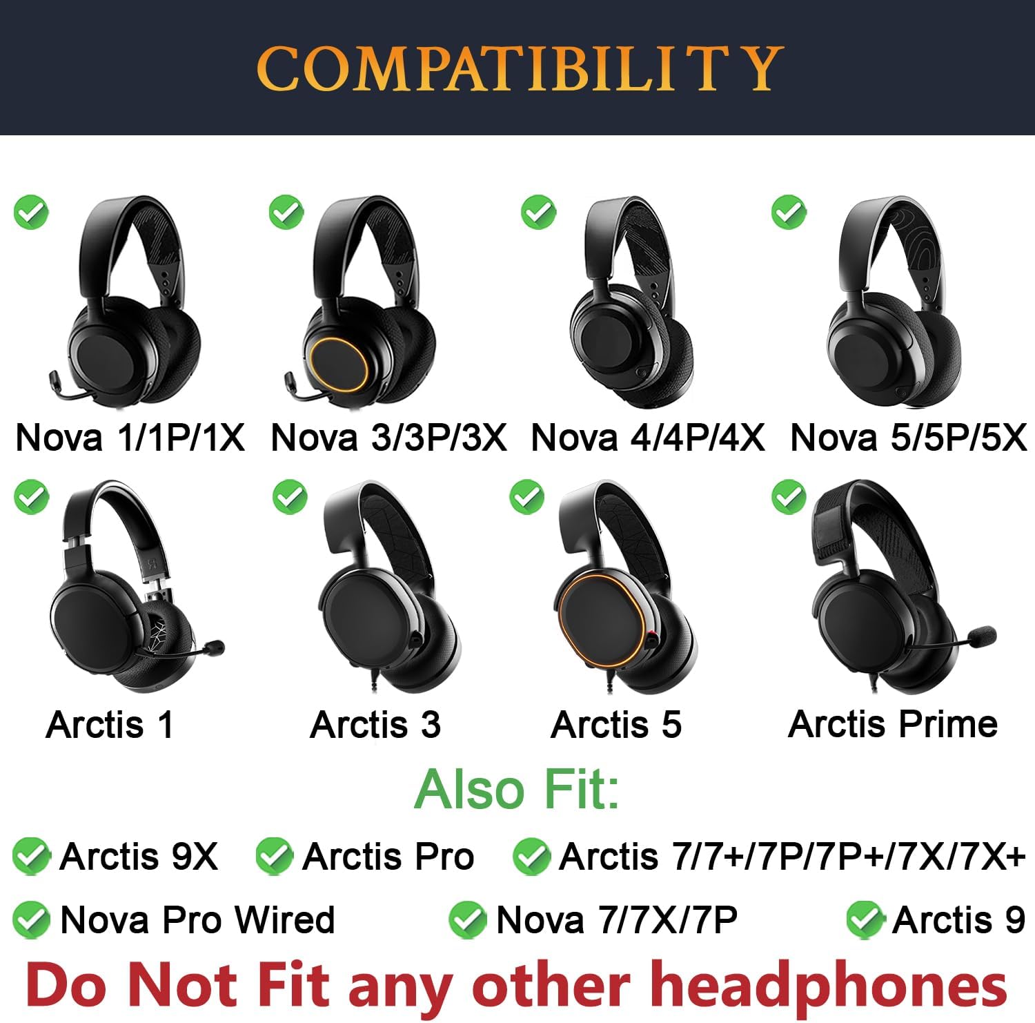 SOULWIT Microphone Pop Filter for SteelSeries Series - 4Pcs