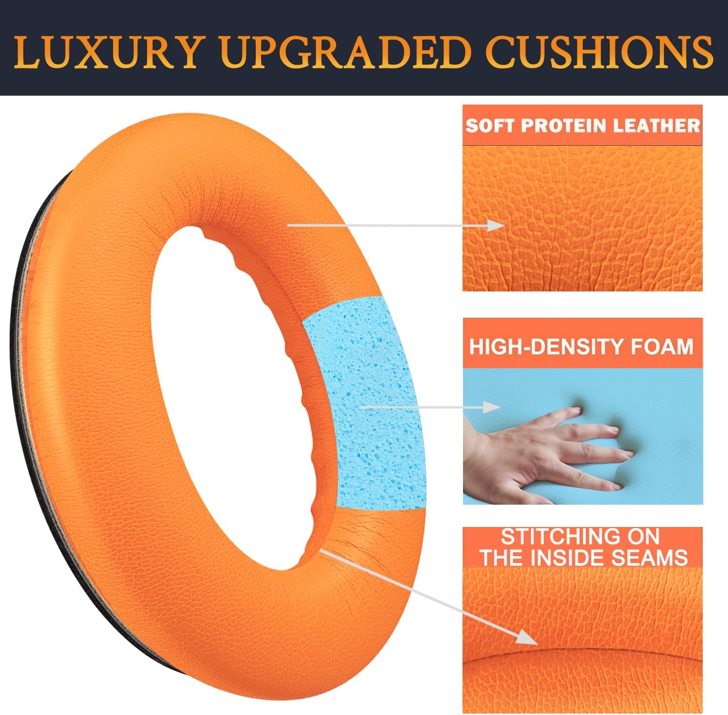 SOULWIT Earpads for Bose QuietComfort 45 Series - Protein Leather