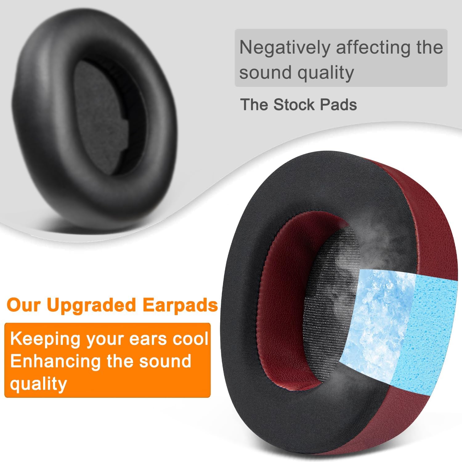 SOULWIT Earpads for SteelSeries Arctis Nova Pro Wireless, Arctis Nova Elite -  Cooling Gel