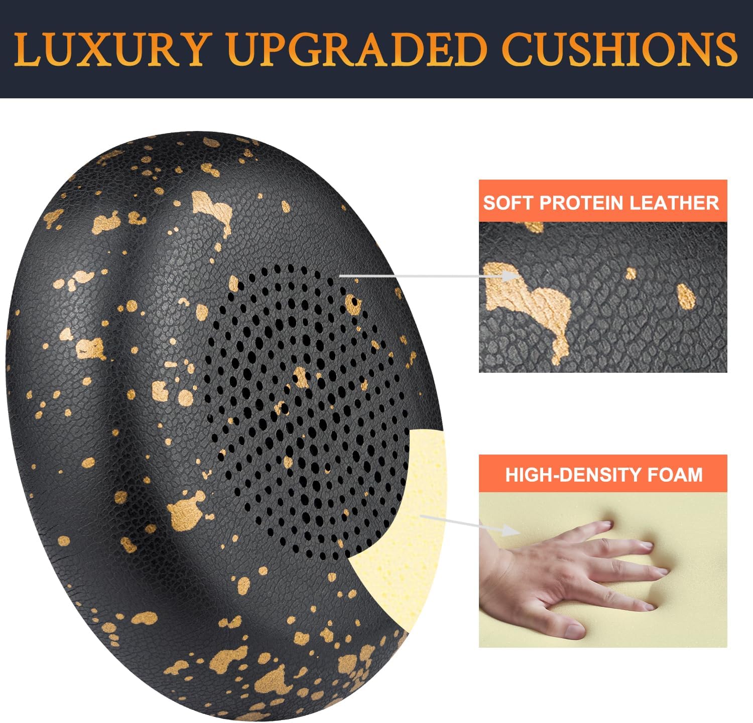 SOULWIT Earpads for Jabra Evolve2 65/40, Elite 45h - Protein Leather