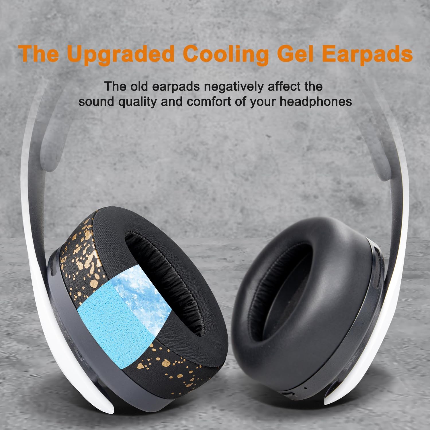 SOULWIT Earpads for Sony PlayStation 5 Pulse PS5 3D - Cooling Gel