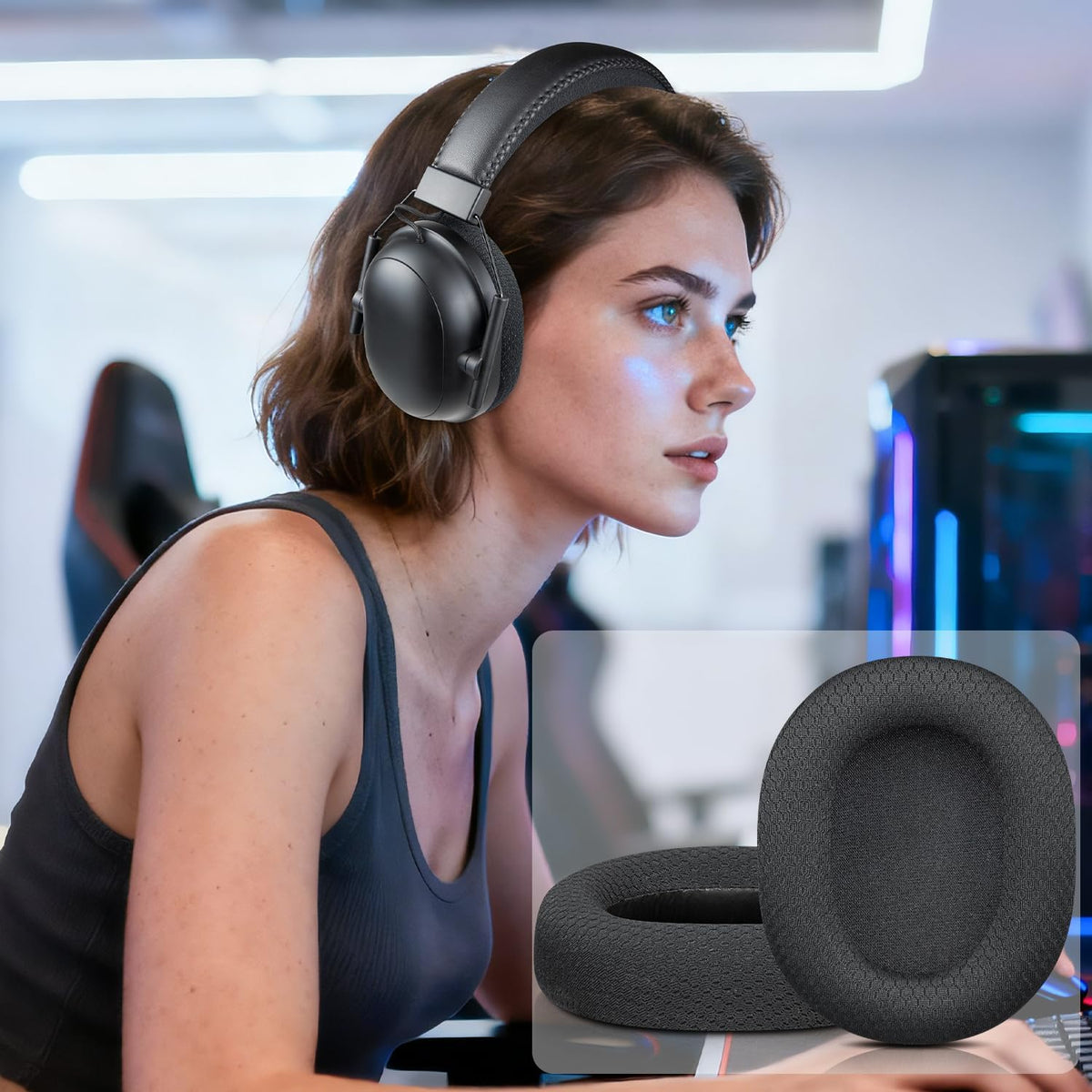 SOULWIT Earpads for Razer BlackShark V2/V2 Pro