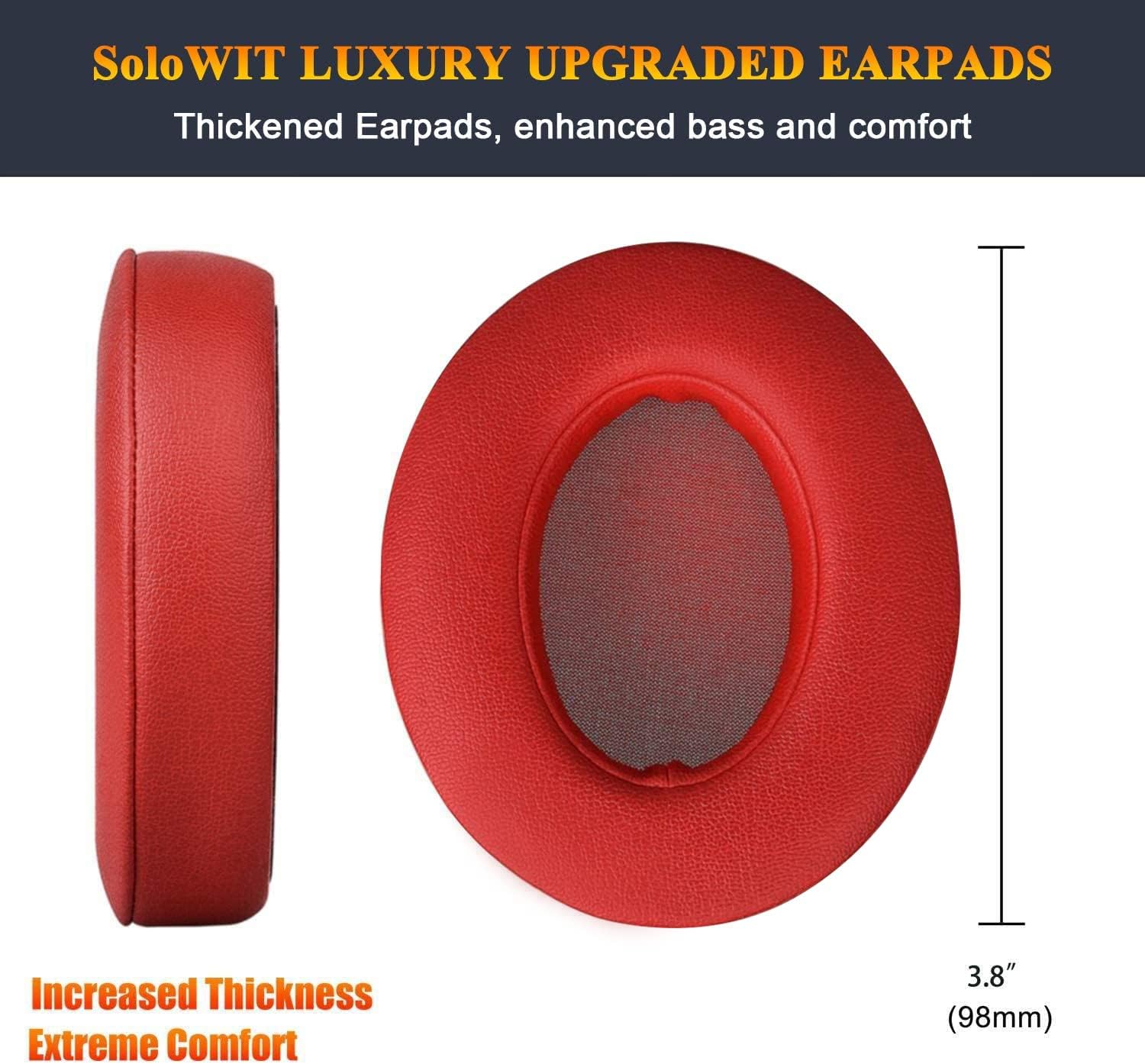 SoloWIT Earpads for Beats Studio 2 & Studio 3 - Protein Leather