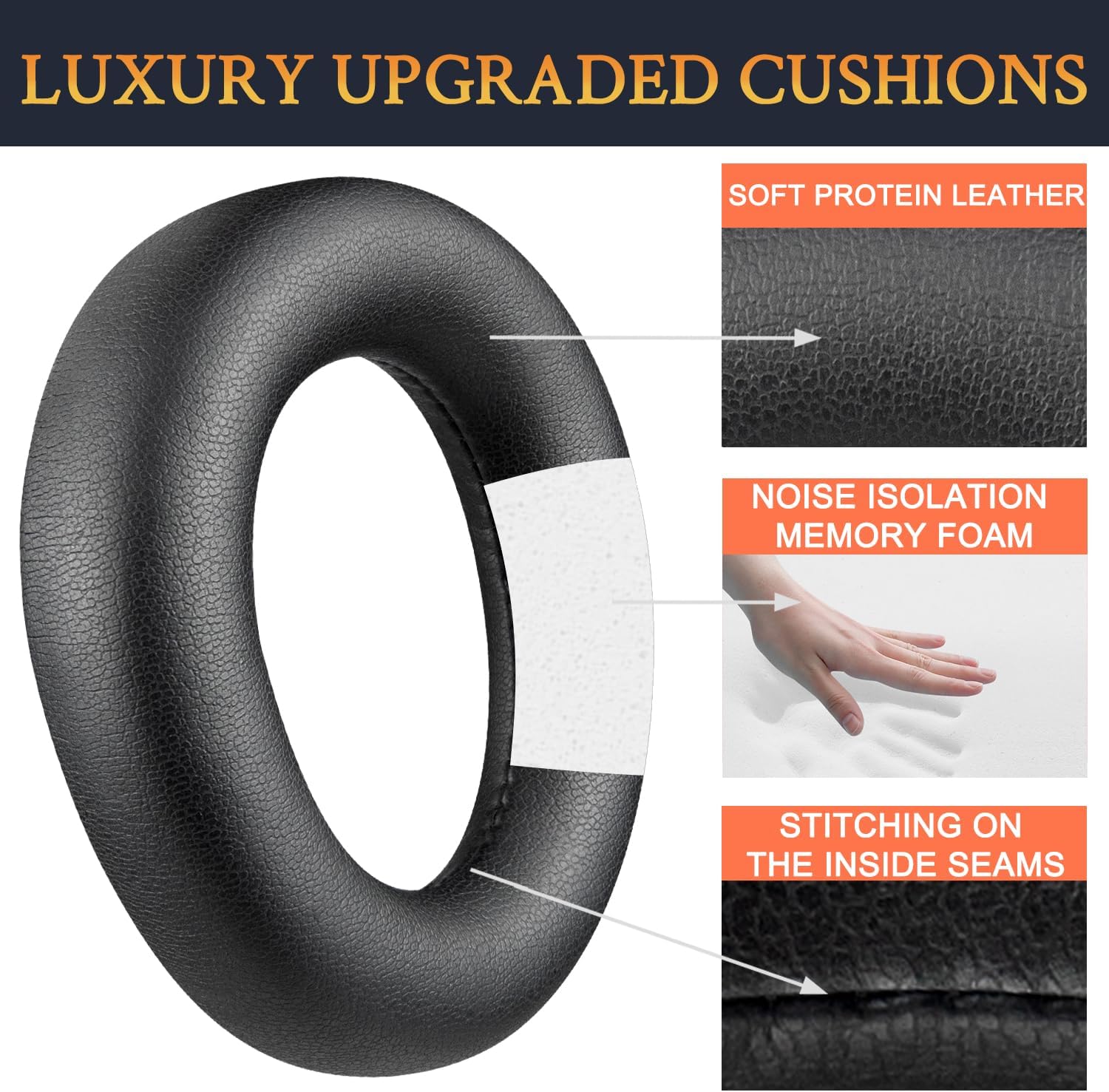 SOULWIT Earpads for Beyerdynamic AVENTHO 300 - Protein Leather
